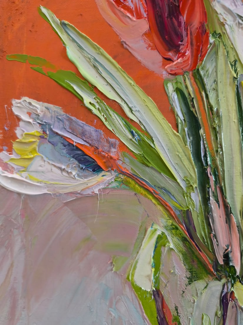 Oil painting Tulips Nina L - 6
