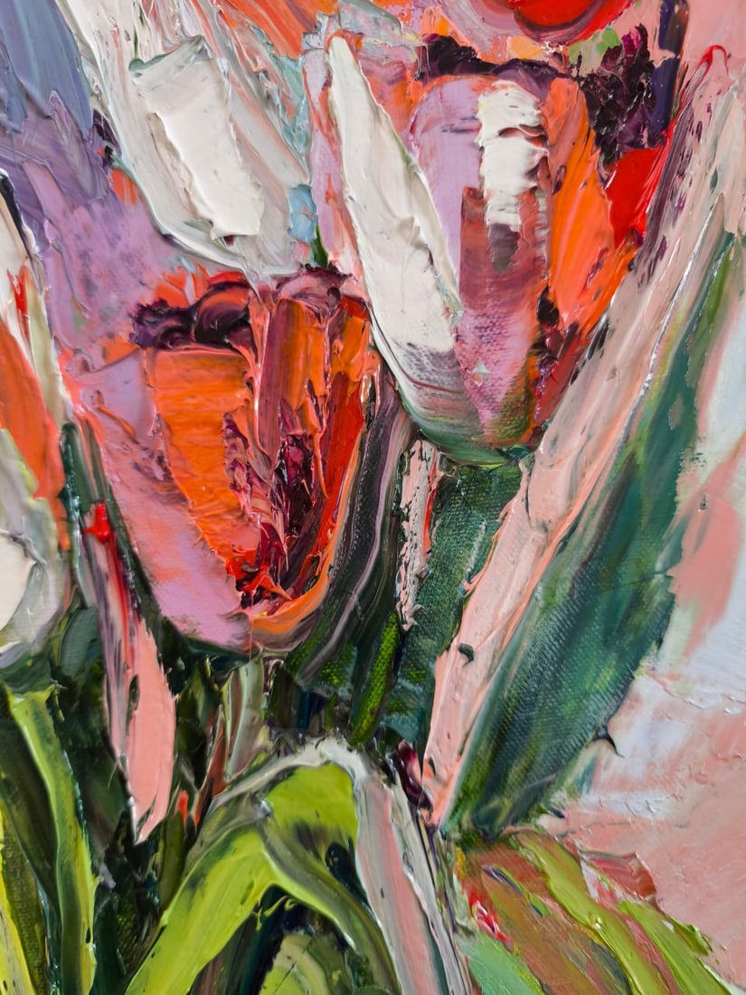 Oil painting Tulips Nina L - 7