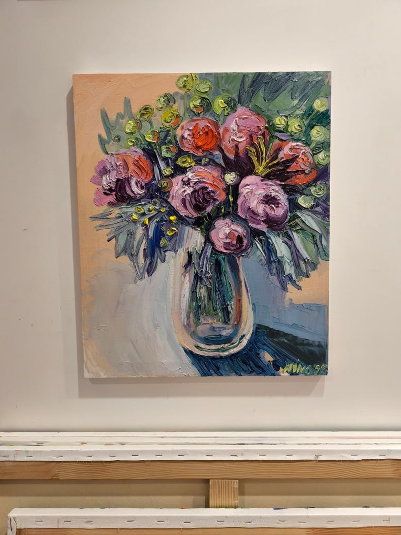 Oil painting Bouquet Nina L - 2
