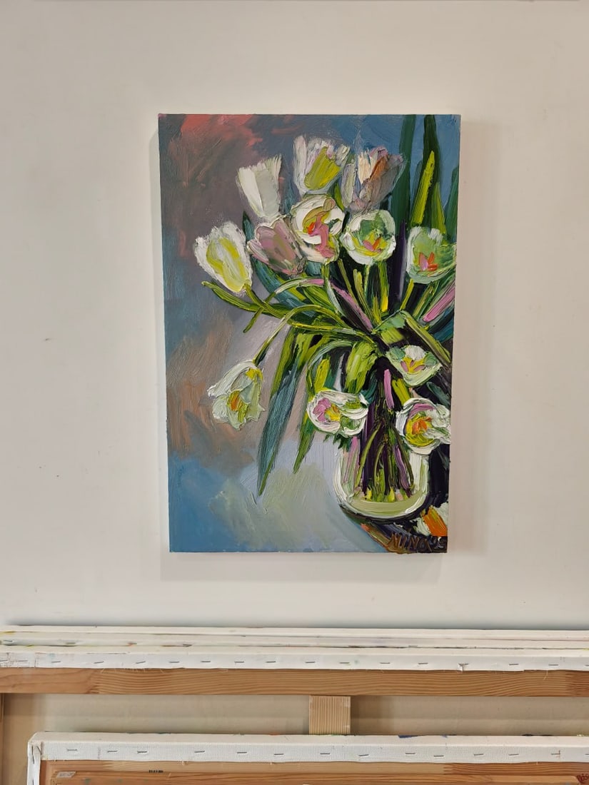 Oil painting Tulips Nina L - 3