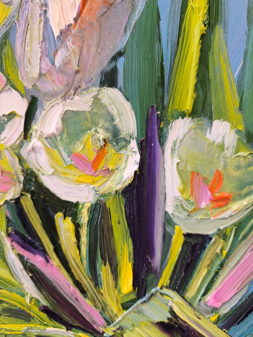 Oil painting Tulips Nina L - 8