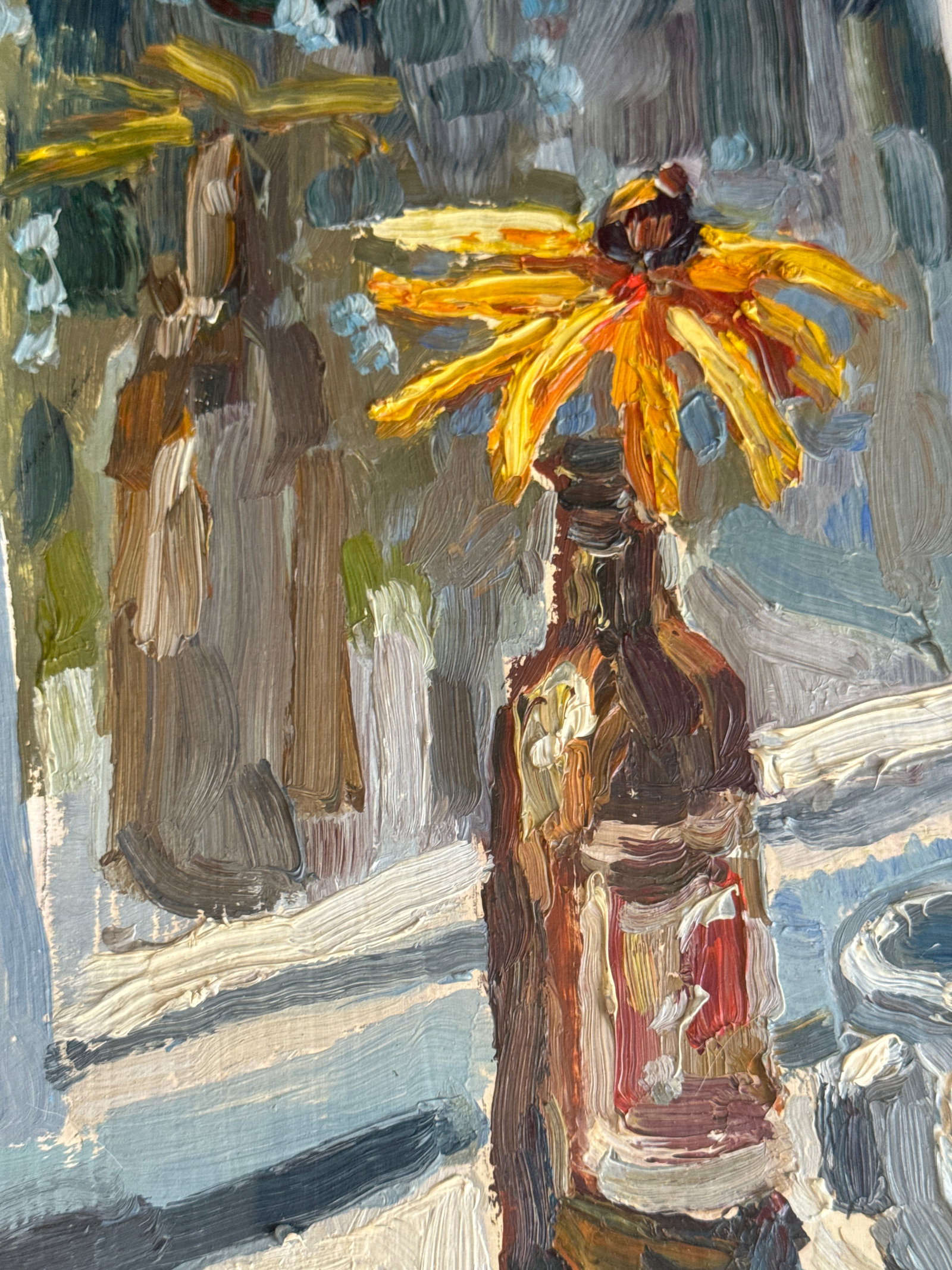 Oil painting with frame still life K. Leonid - 5