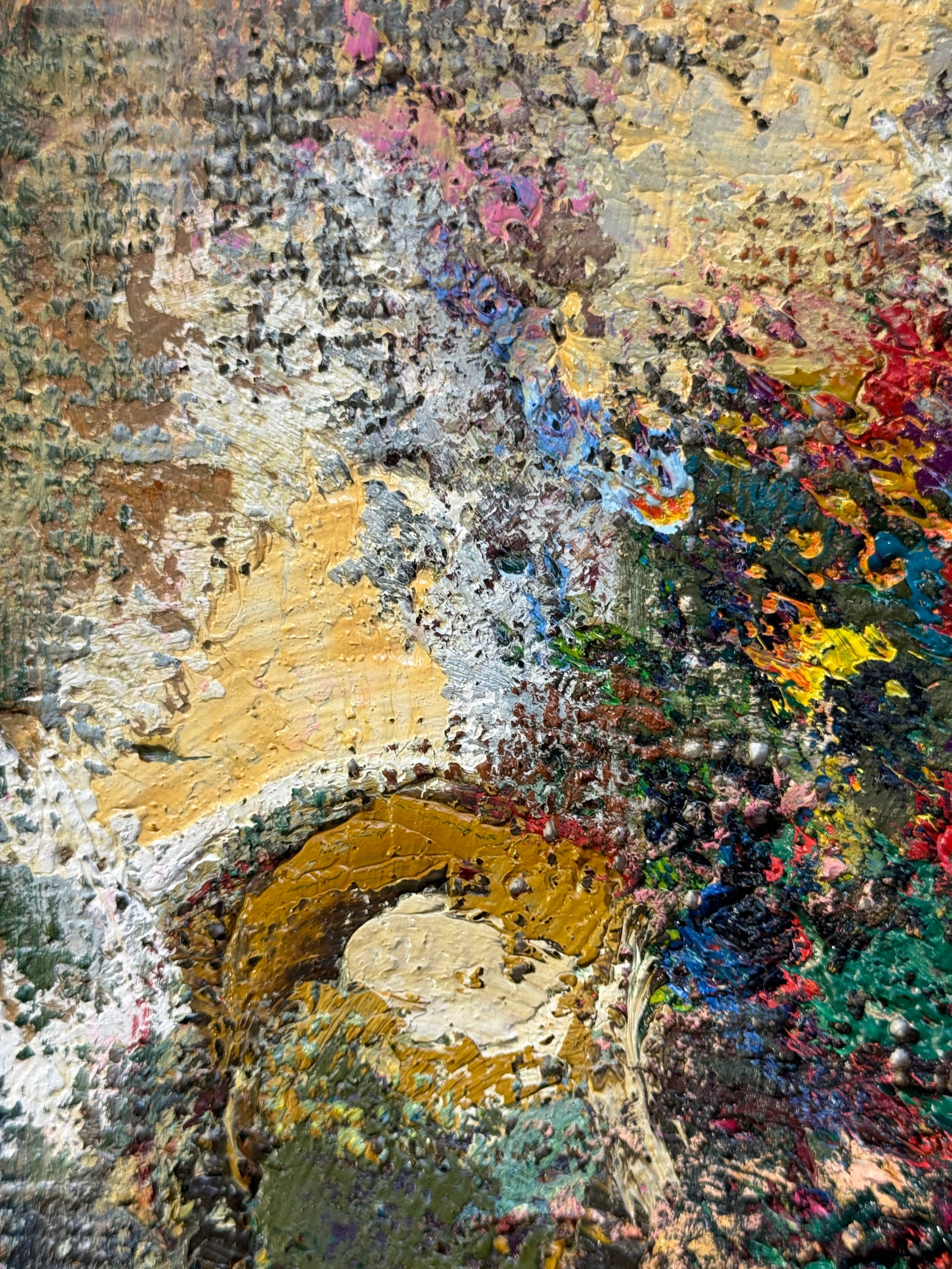 Oil painting with frame Flowers K. Leonid - 10