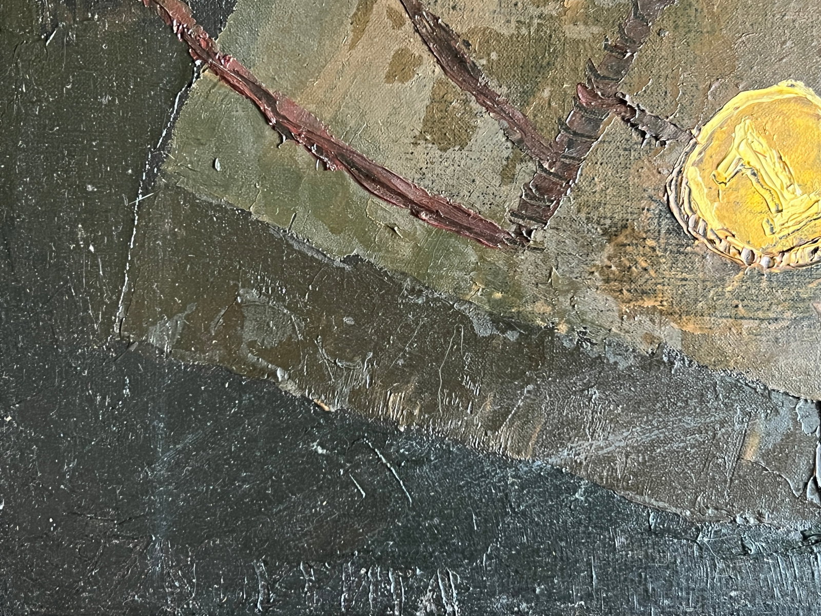 Oil painting with frame Rat K. Leonid - 5