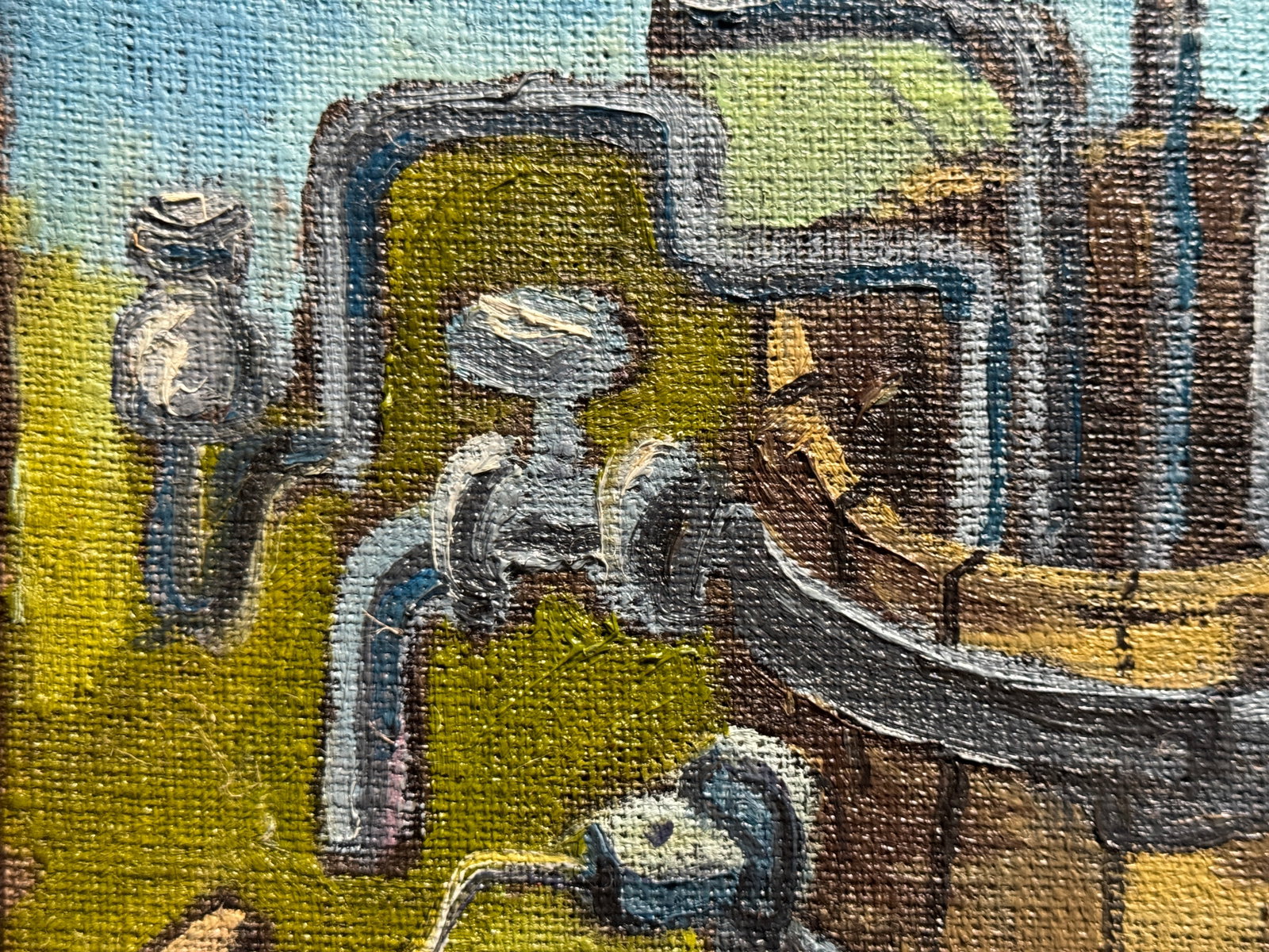 Oil painting with frame Barrel K. Leonid - 3