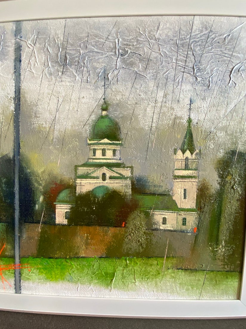 Abstract Oil painting Road to Kyiv Oksana Kyrylenko - 2