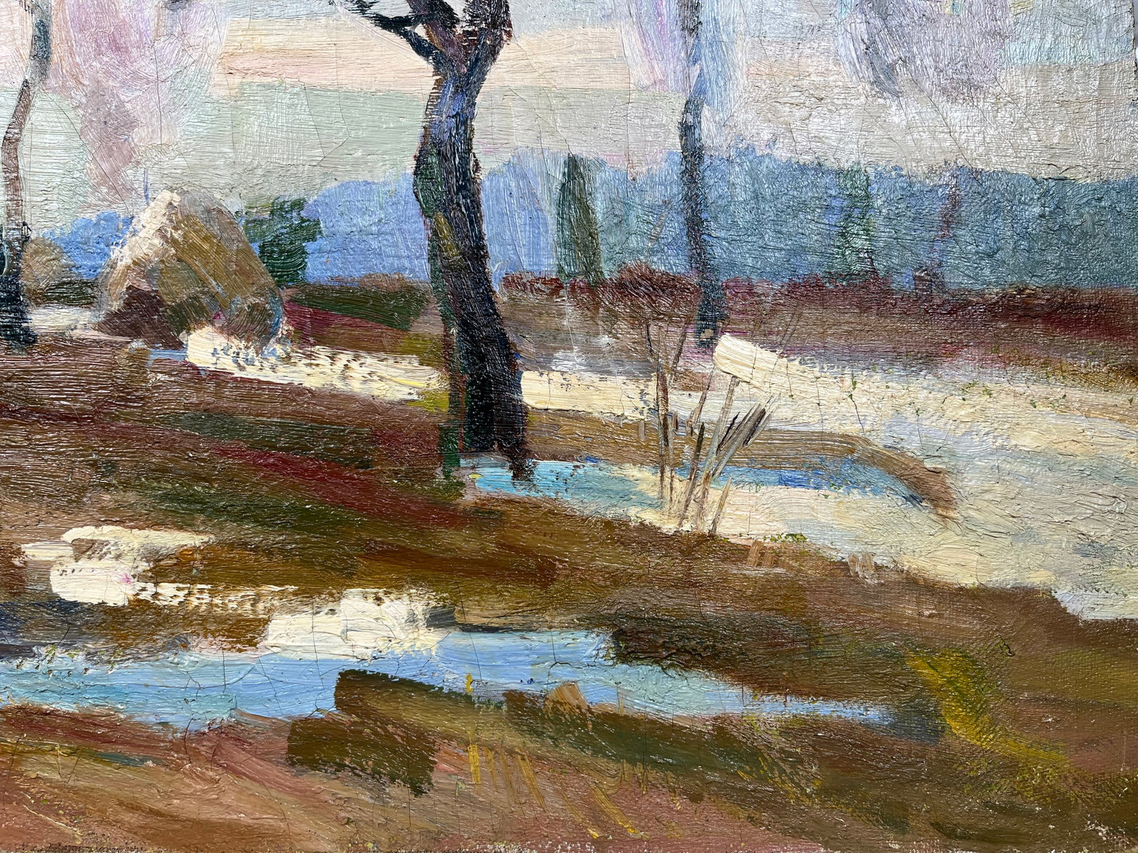Oil painting Cold March Kogan-Shatz - 7