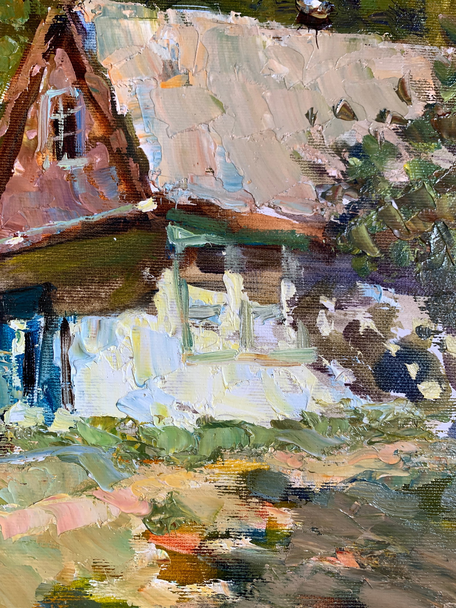 Oil painting On the outskirts of the forest Sergey Ivanovich Animov - 10