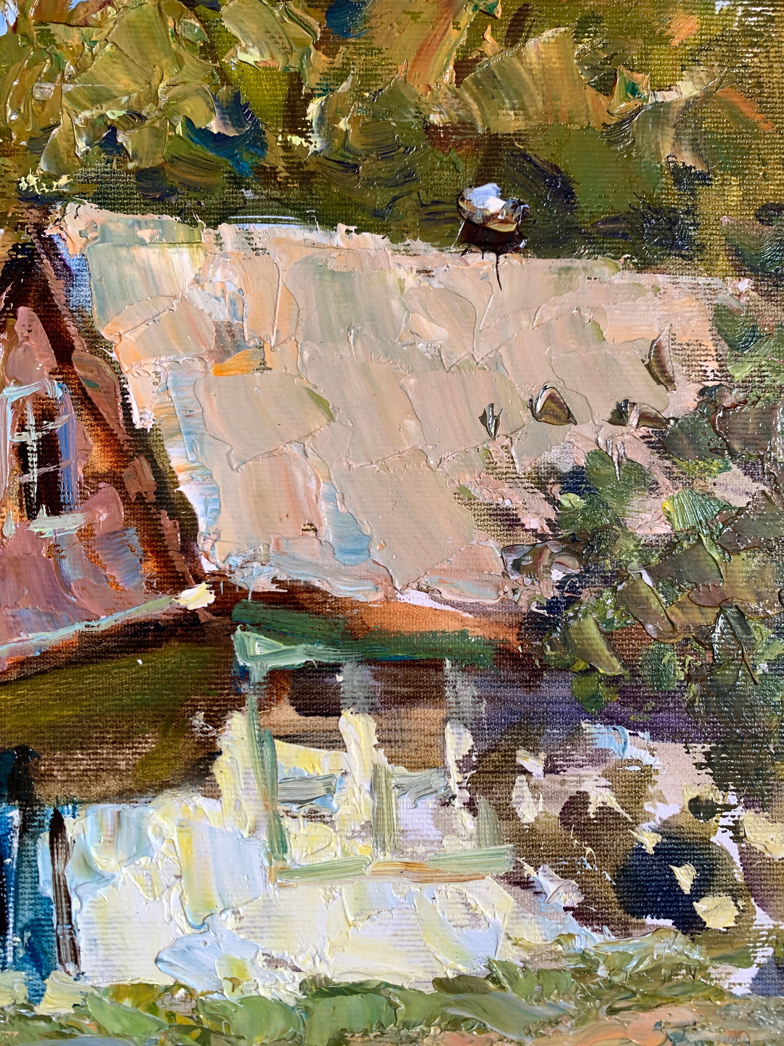 Oil painting On the outskirts of the forest Sergey Ivanovich Animov - 6