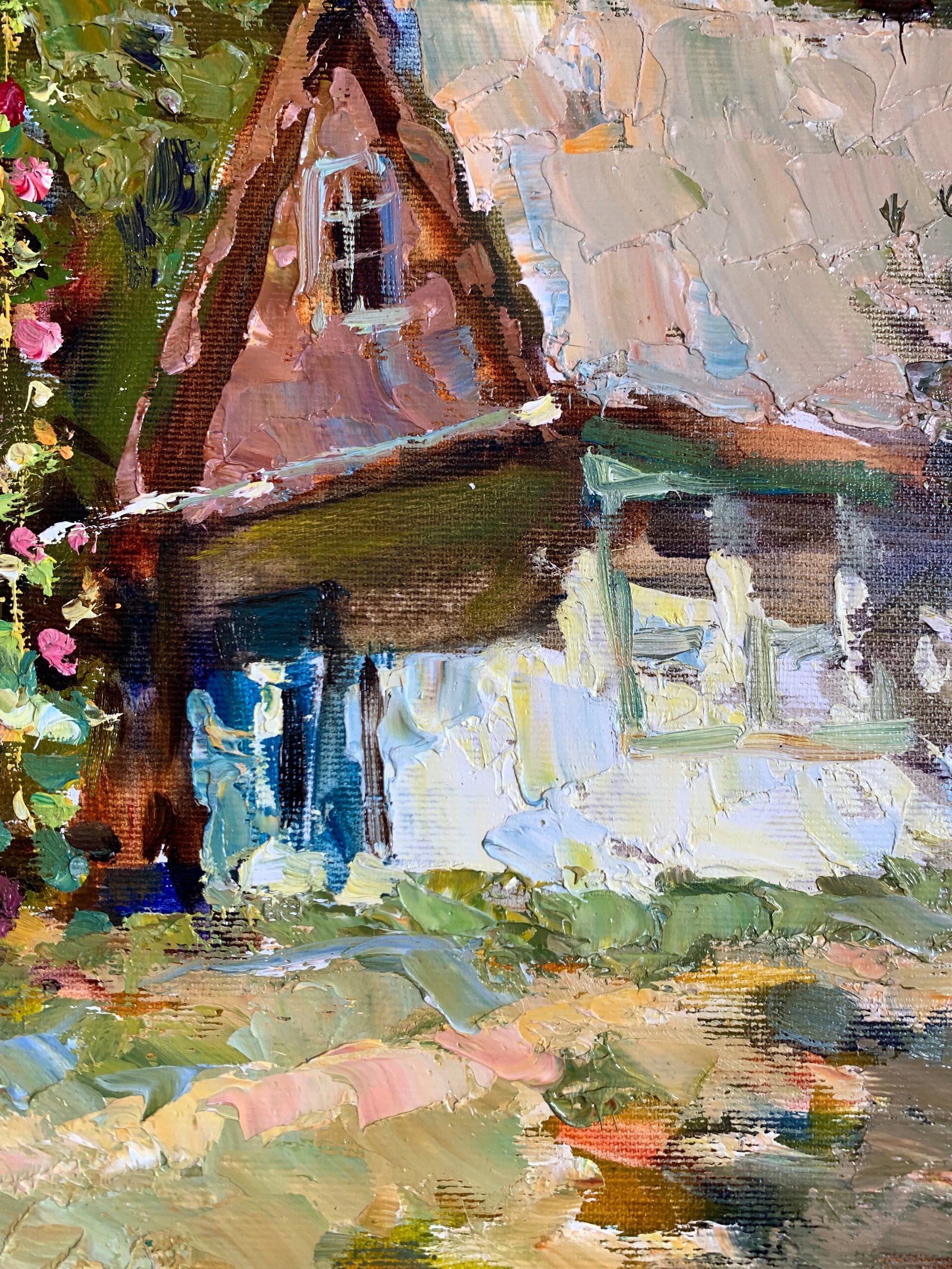 Oil painting On the outskirts of the forest Sergey Ivanovich Animov - 8
