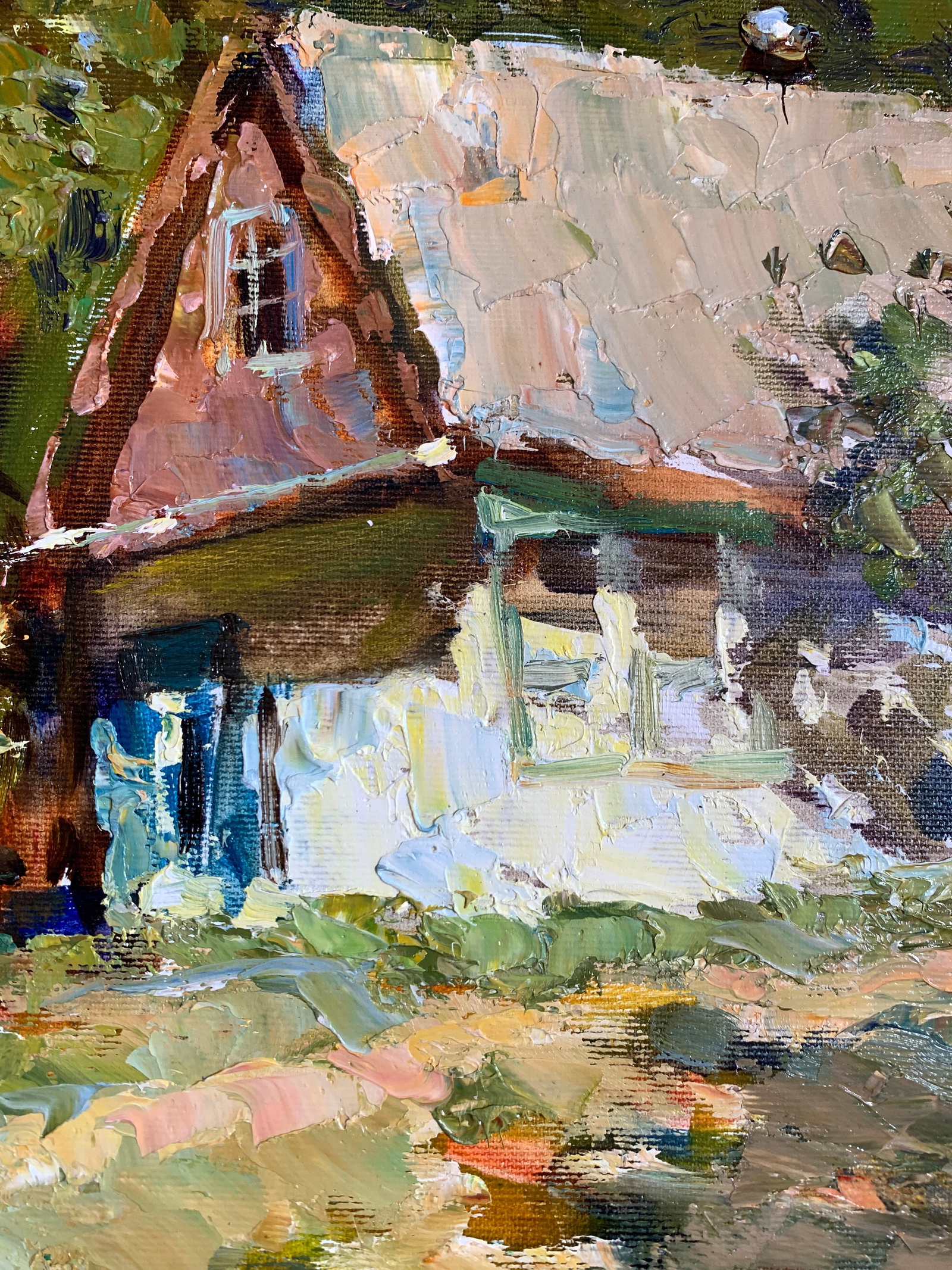 Oil painting On the outskirts of the forest Sergey Ivanovich Animov - 9