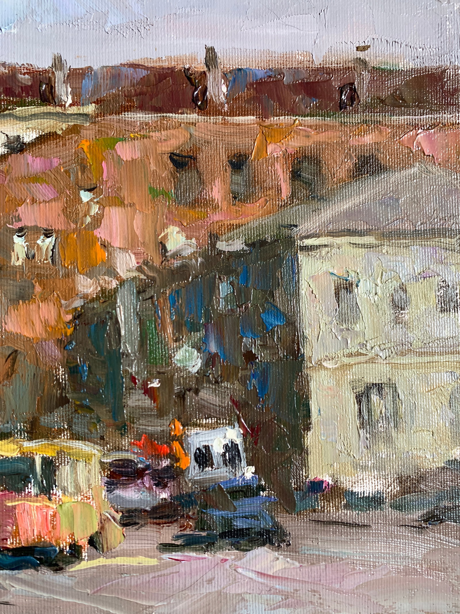 Oil painting traffic jam Sergey Ivanovich Animov - 10
