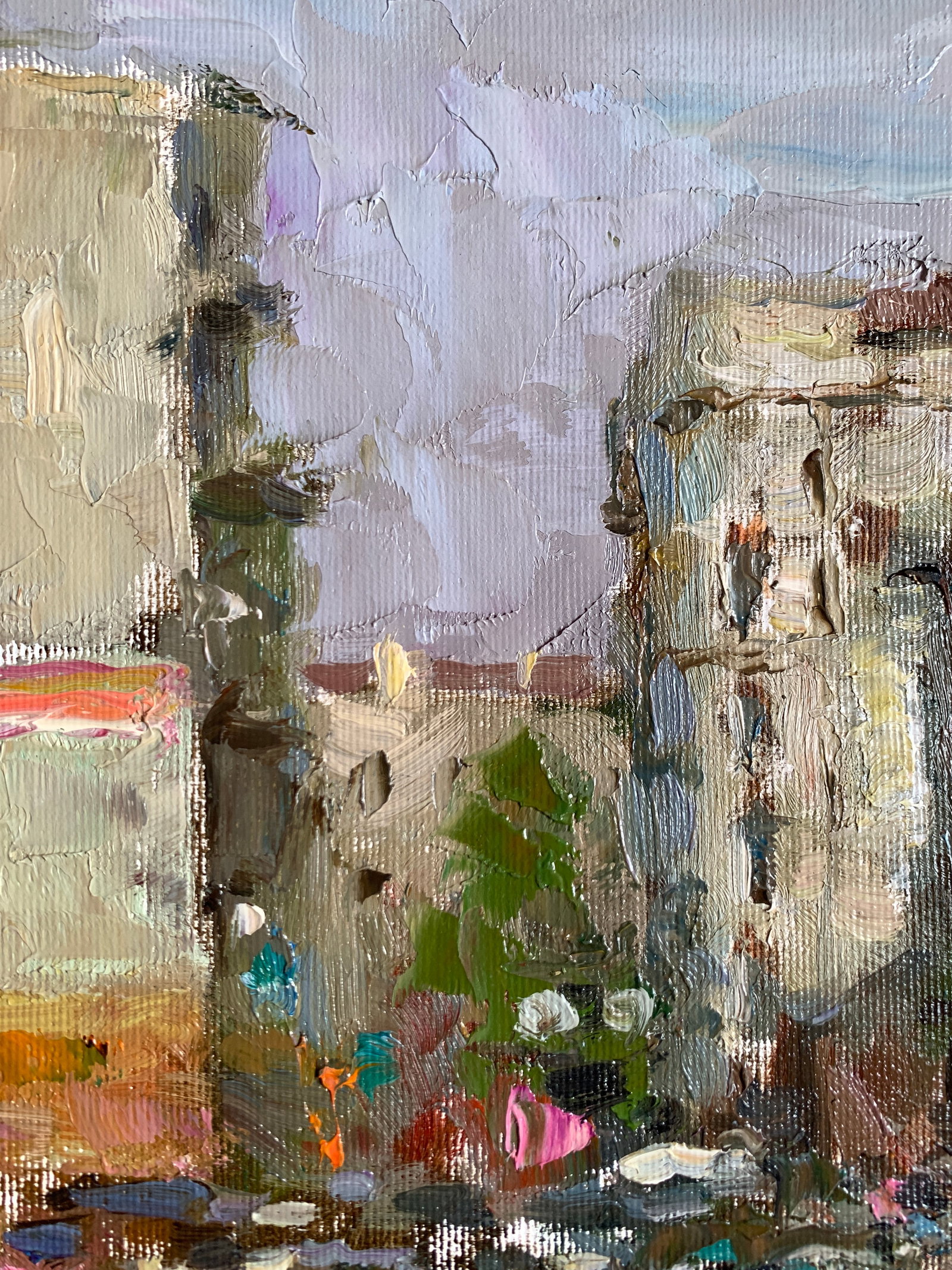 Oil painting traffic jam Sergey Ivanovich Animov - 3