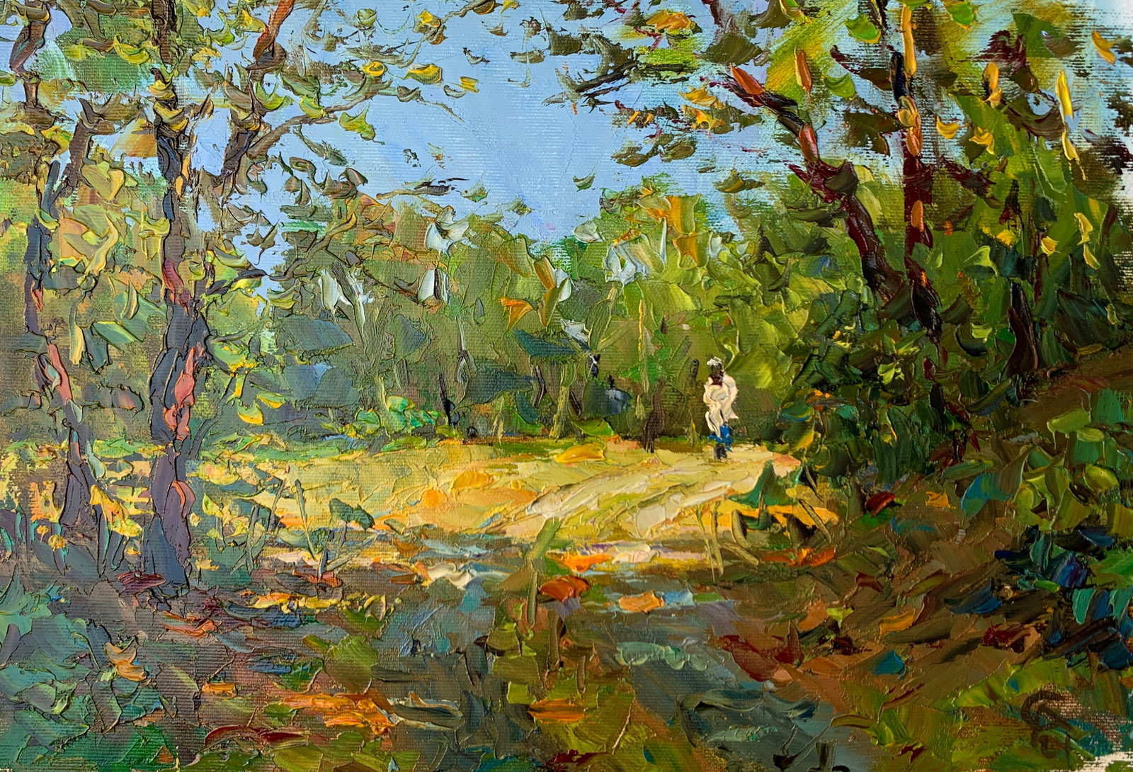 Oil painting Alone Sergey Ivanovich Animov (1 of 11)