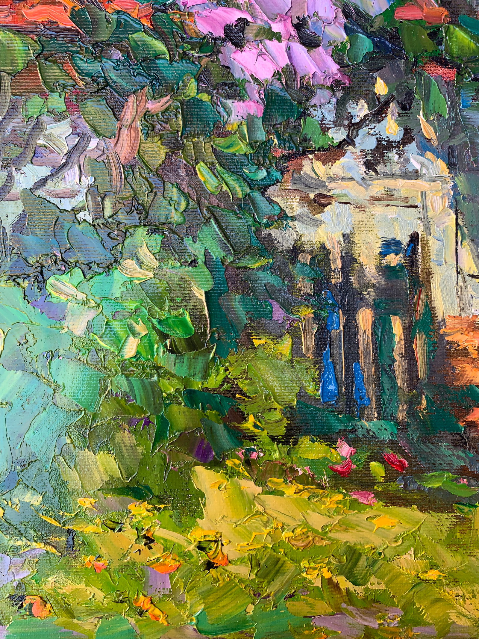 Oil painting Green Porch Sergey Ivanovich Animov - 4