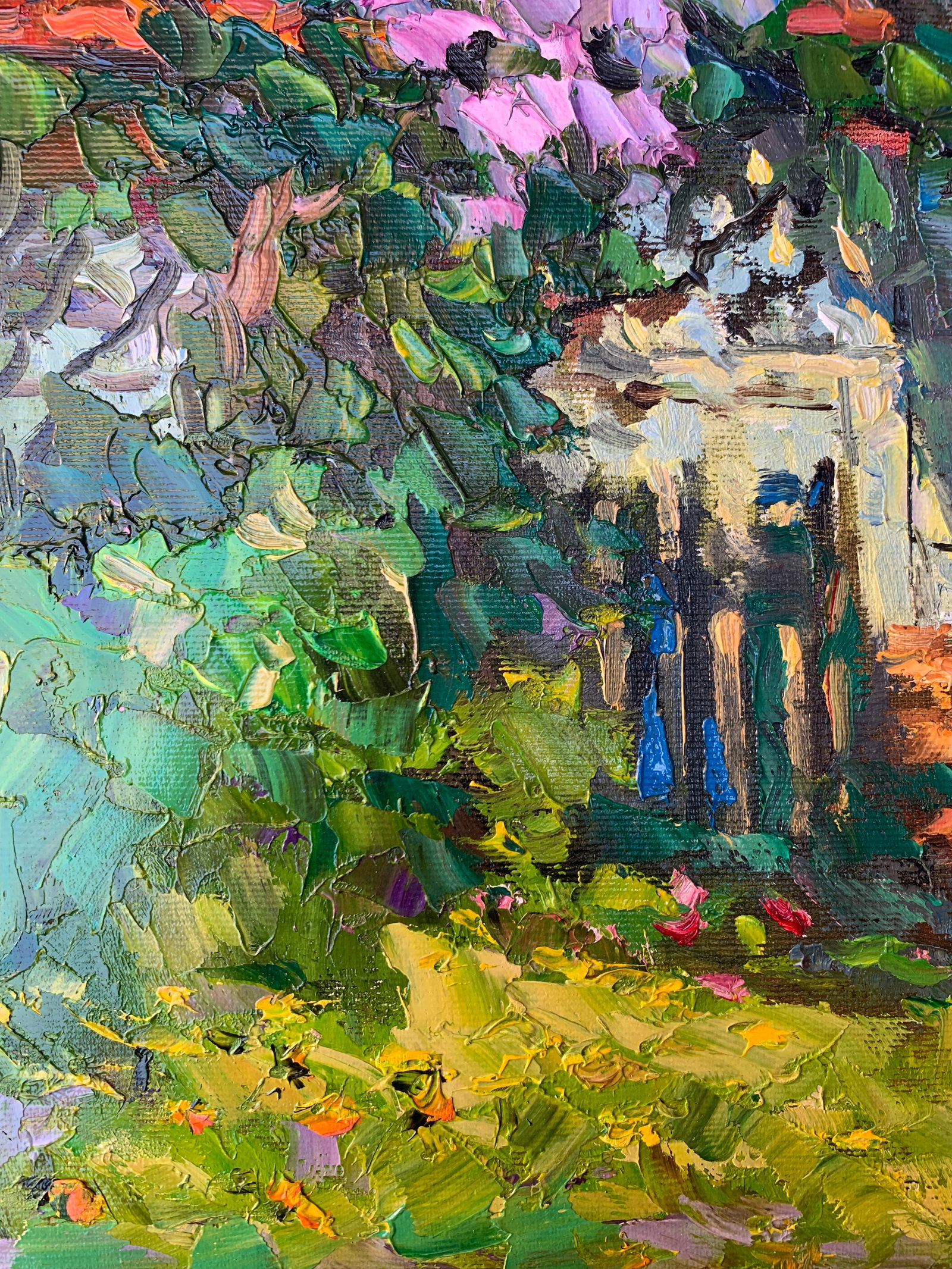 Oil painting Green Porch Sergey Ivanovich Animov - 5