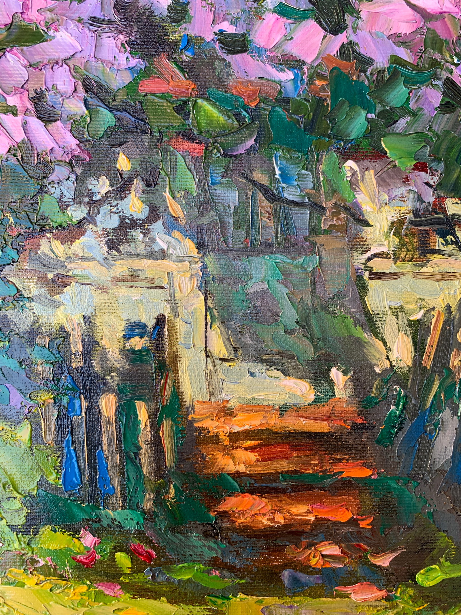 Oil painting Green Porch Sergey Ivanovich Animov - 6