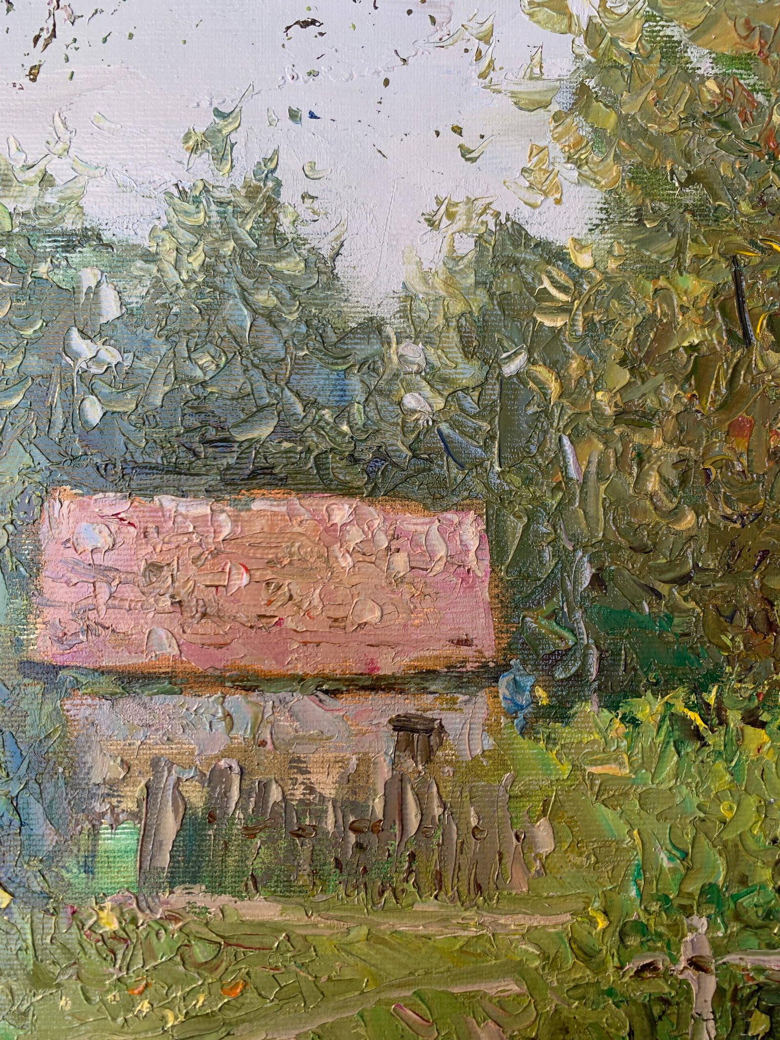 Oil painting native landscape Sergey Ivanovich Animov - 4