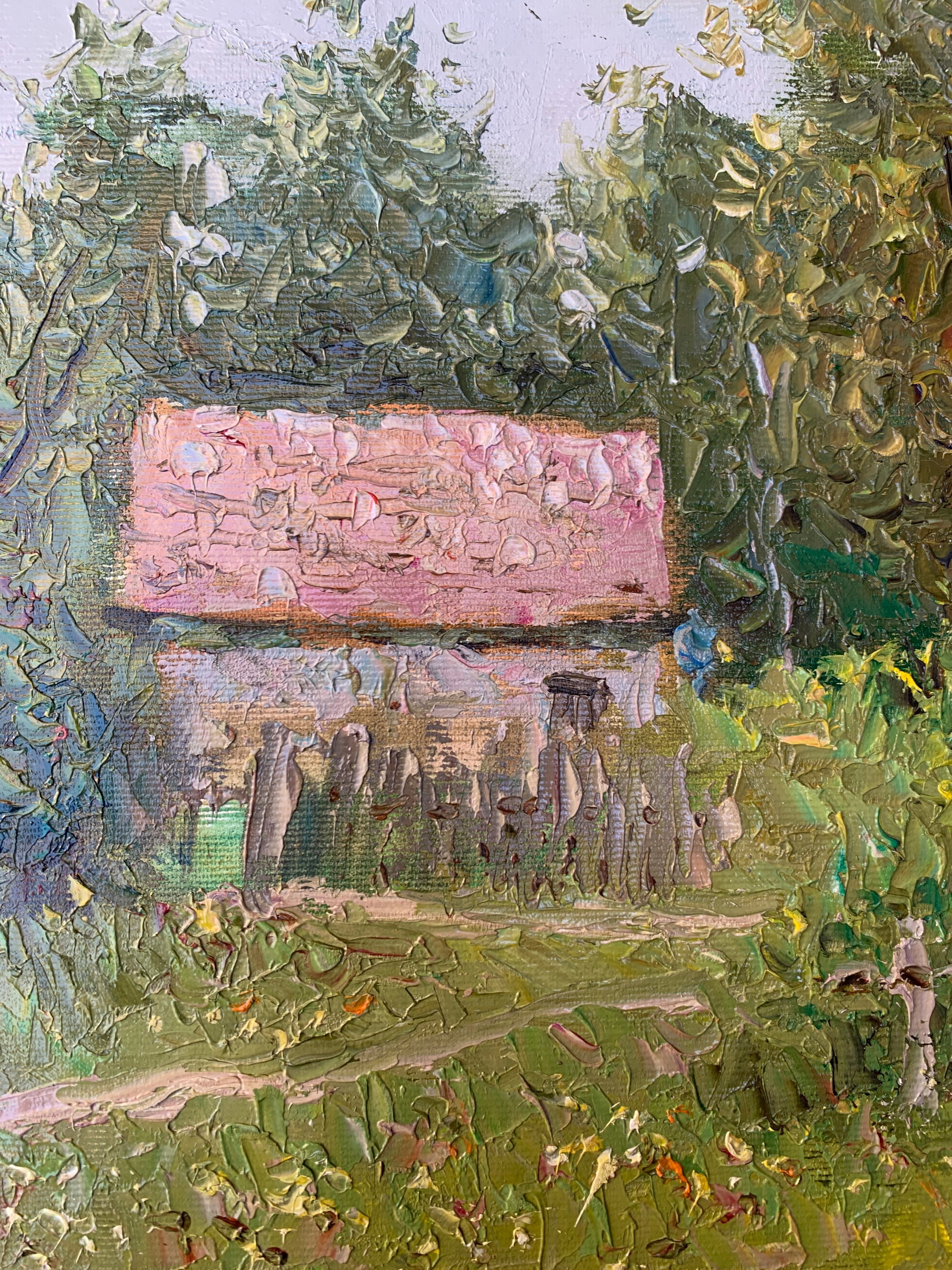Oil painting native landscape Sergey Ivanovich Animov - 5