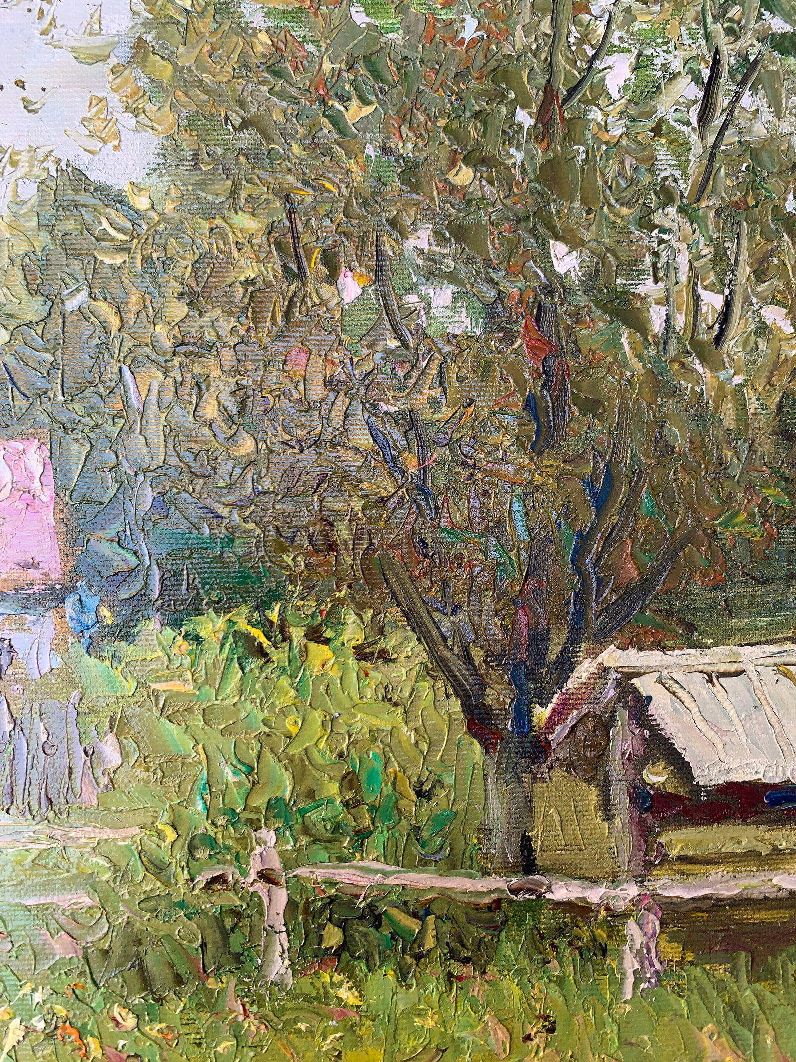 Oil painting native landscape Sergey Ivanovich Animov - 6