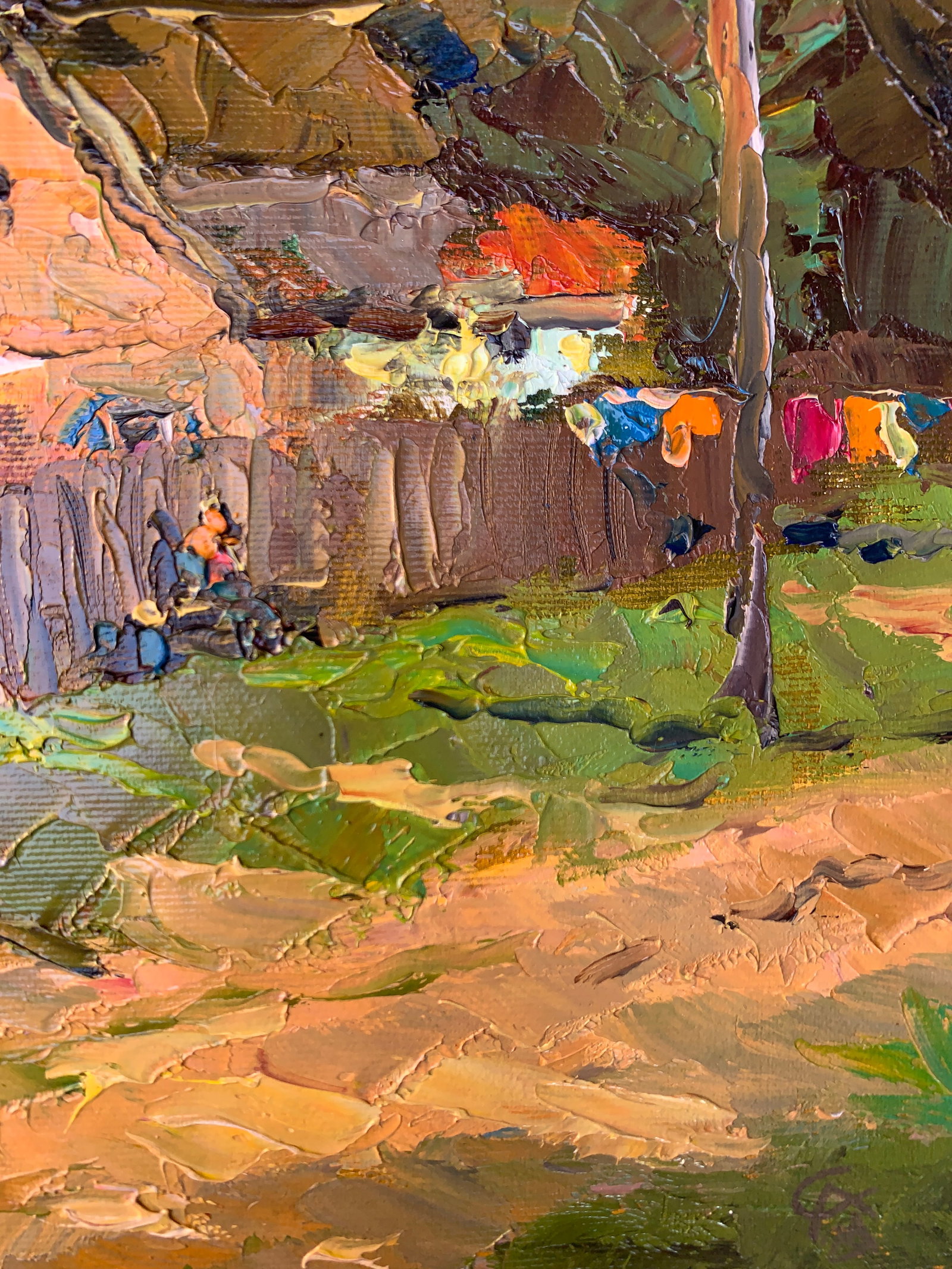 Oil painting Forest edge Sergey Ivanovich Animov - 10