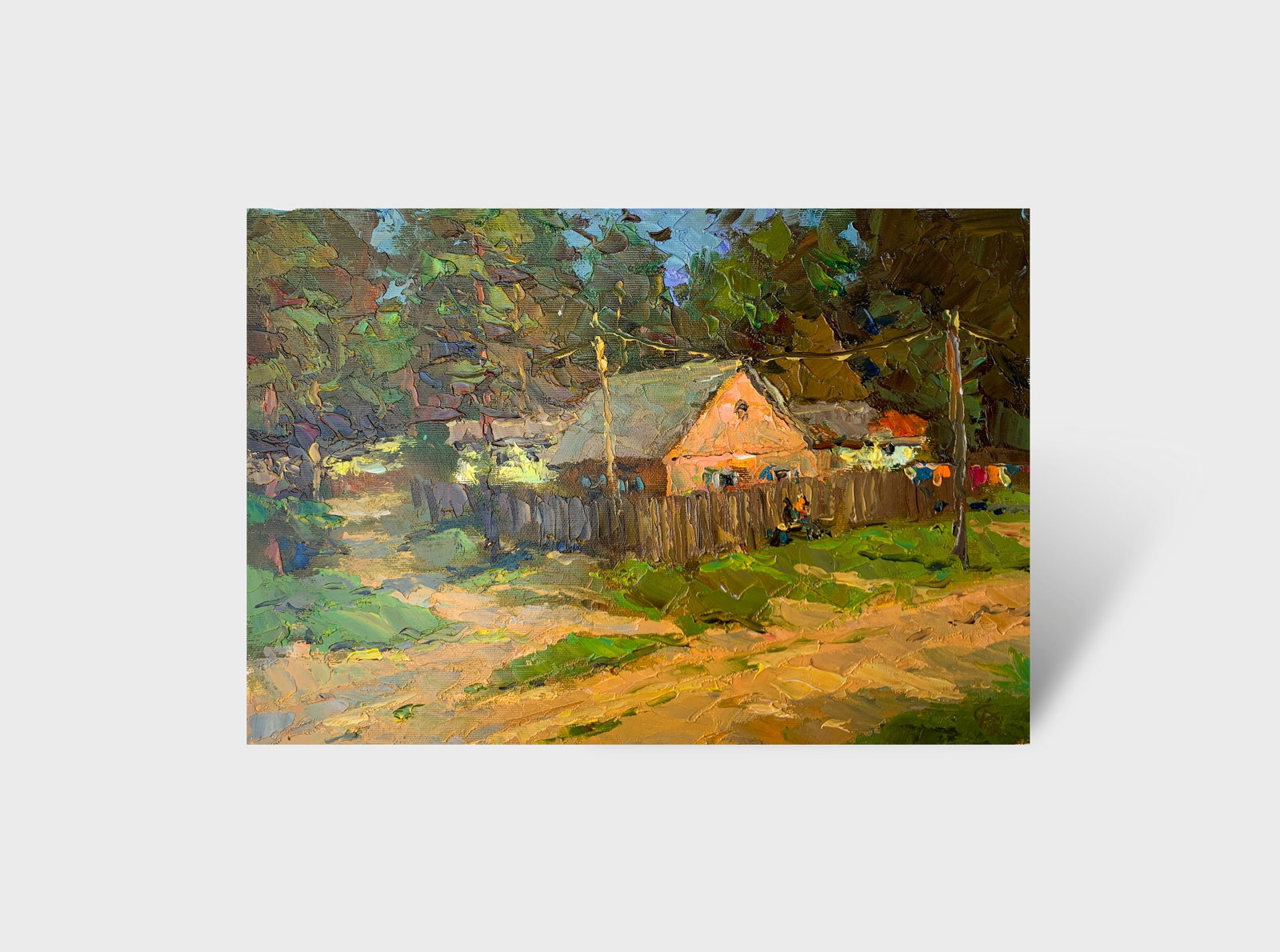 Oil painting Forest edge Sergey Ivanovich Animov - 11