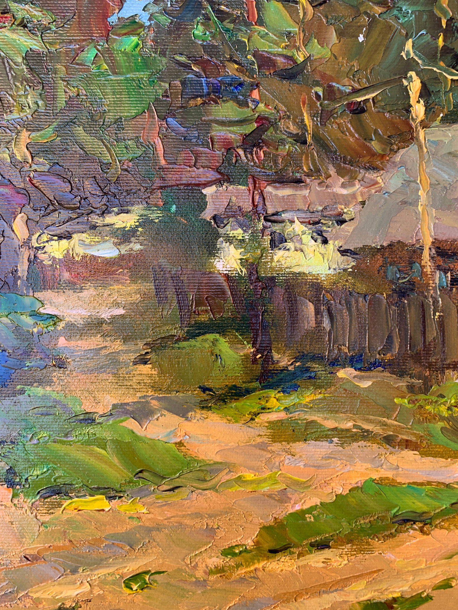 Oil painting Forest edge Sergey Ivanovich Animov - 5