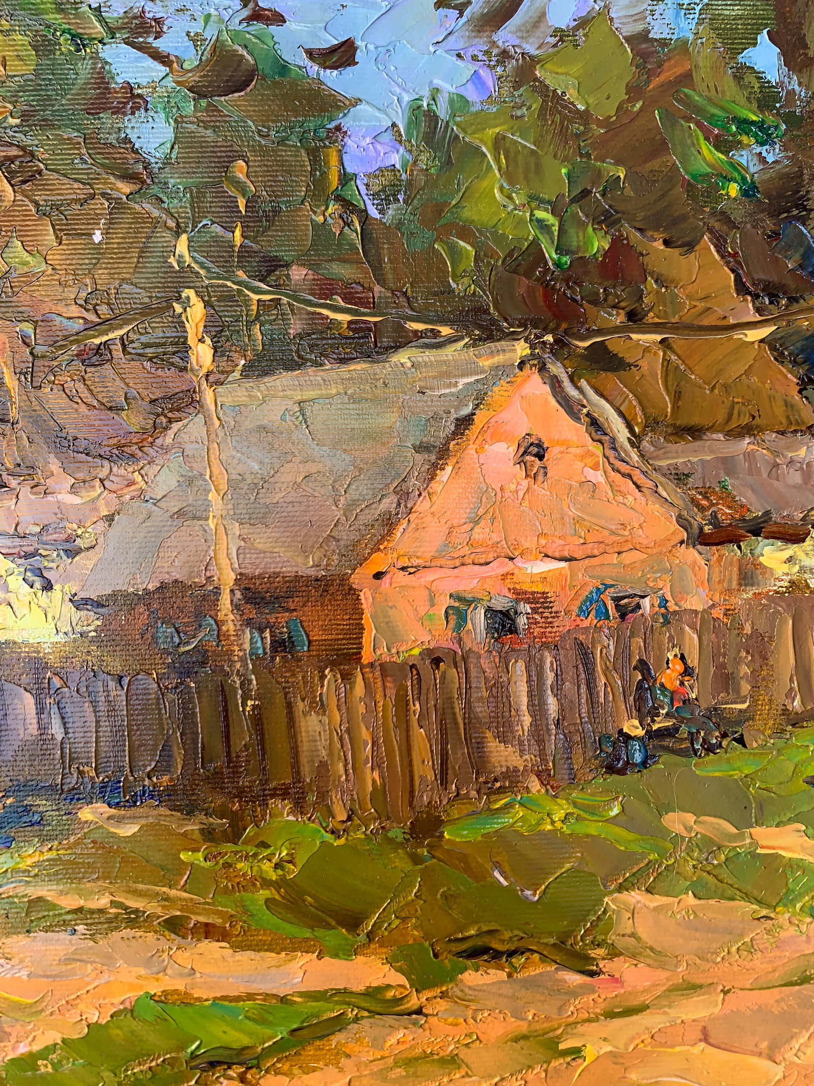 Oil painting Forest edge Sergey Ivanovich Animov - 6