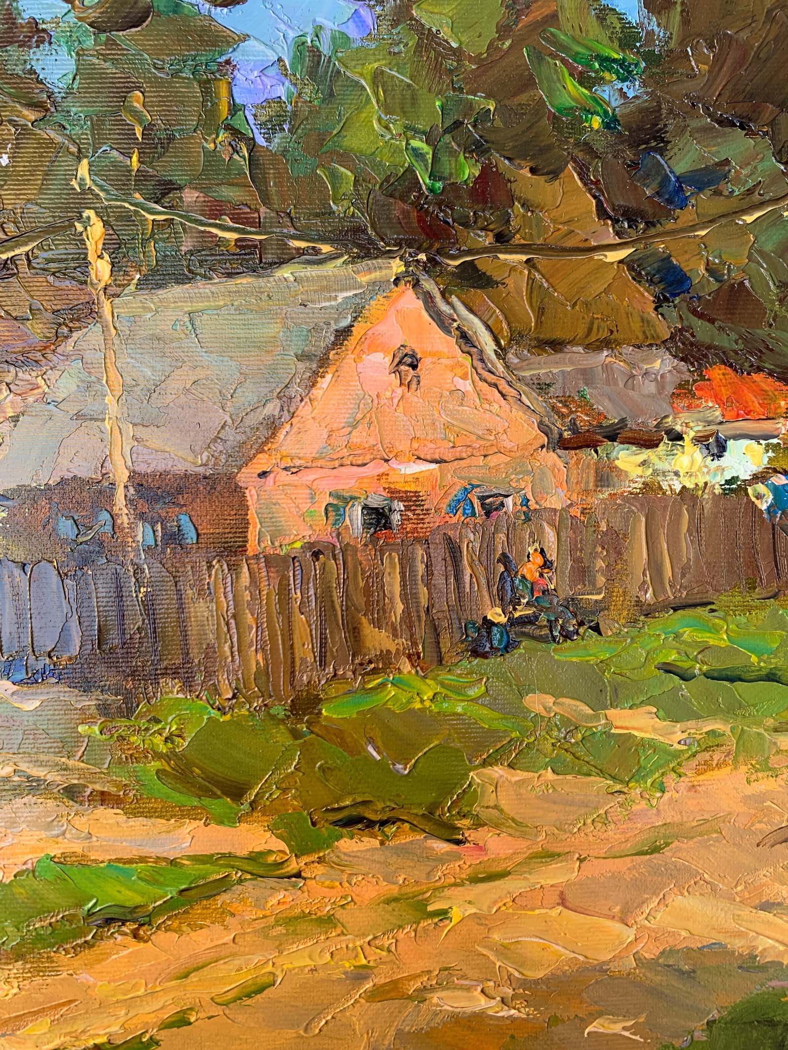 Oil painting Forest edge Sergey Ivanovich Animov - 8
