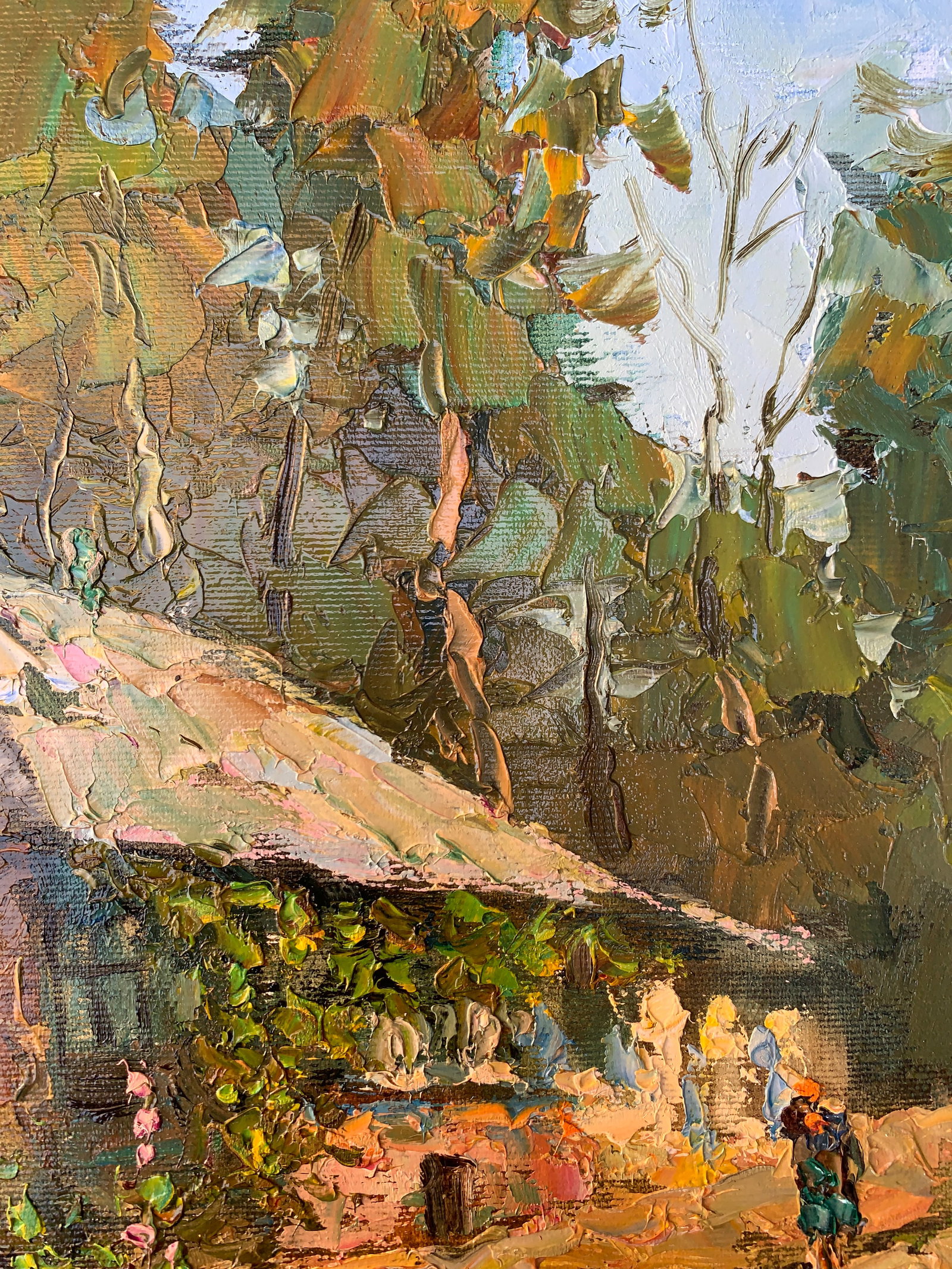 Oil painting grandmother's house Sergey Ivanovich Animov - 5
