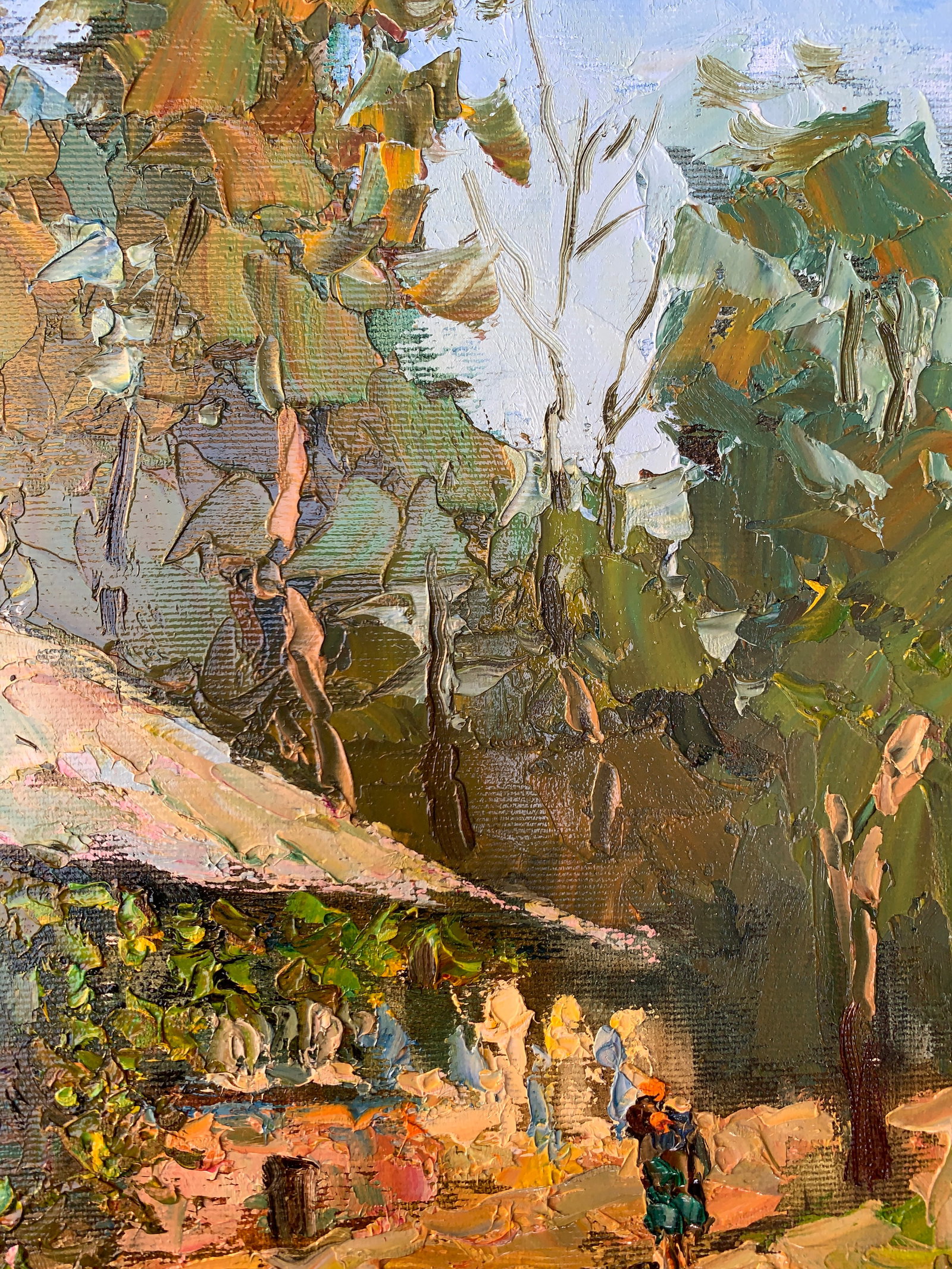 Oil painting grandmother's house Sergey Ivanovich Animov - 7