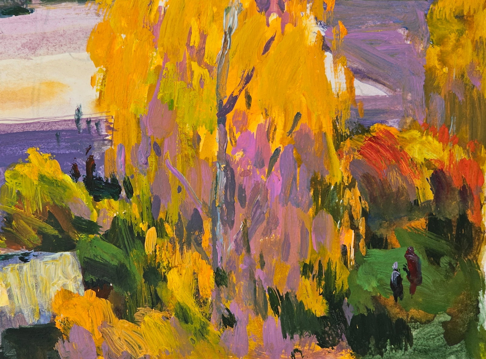 Acrylic painting the city of Ivano-Frankivsk Vyacheslav Petrovich Babac - 6