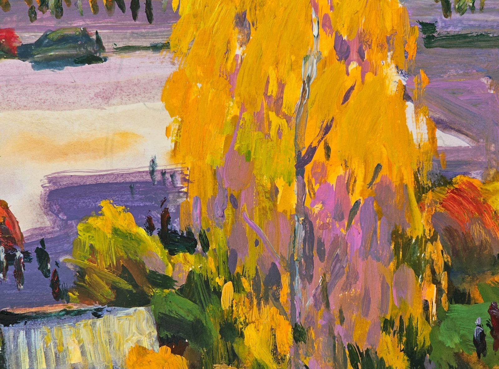 Acrylic painting the city of Ivano-Frankivsk Vyacheslav Petrovich Babac - 7