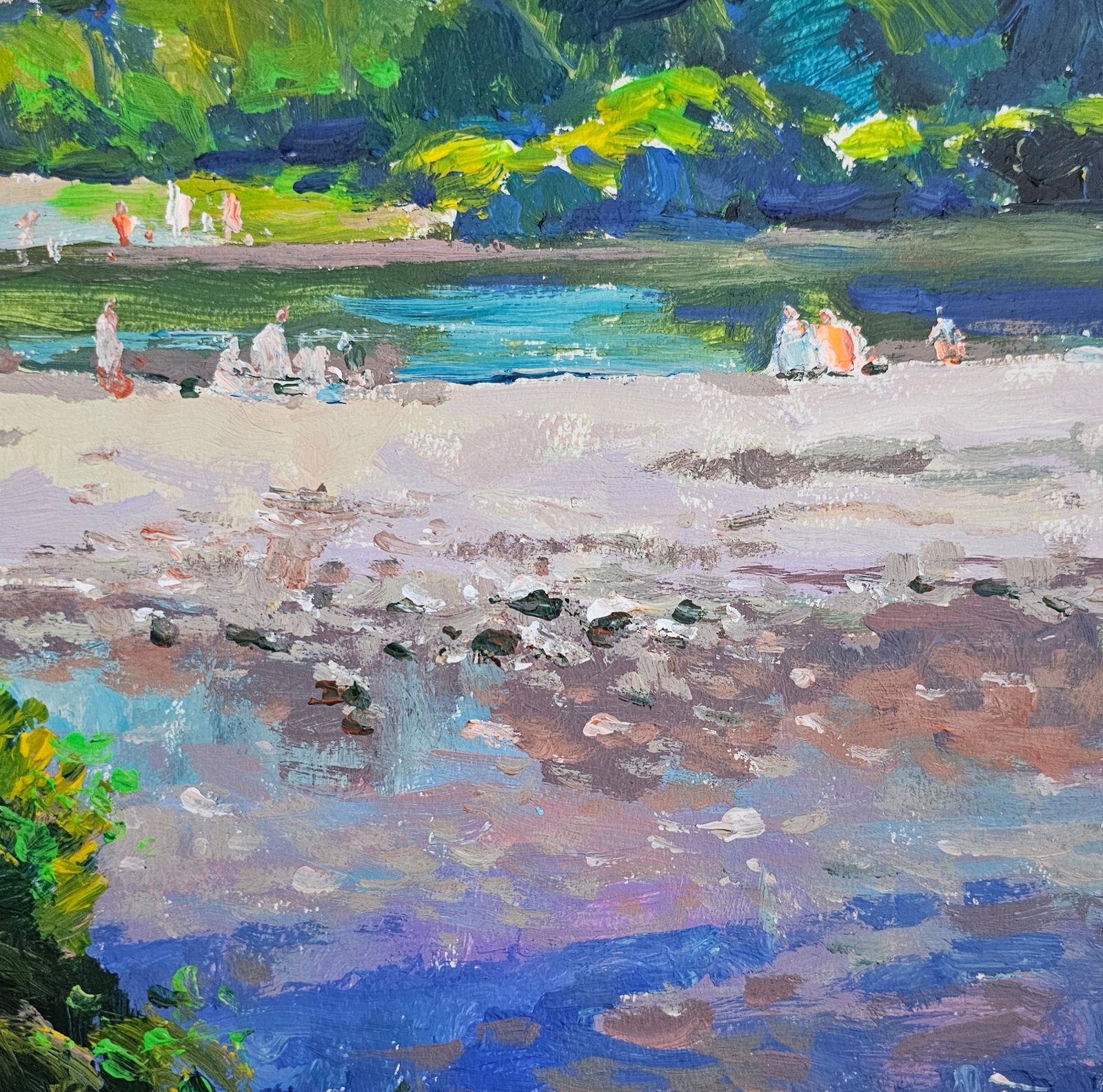 Acrylic painting Summer day Vyacheslav Petrovich Babac - 7