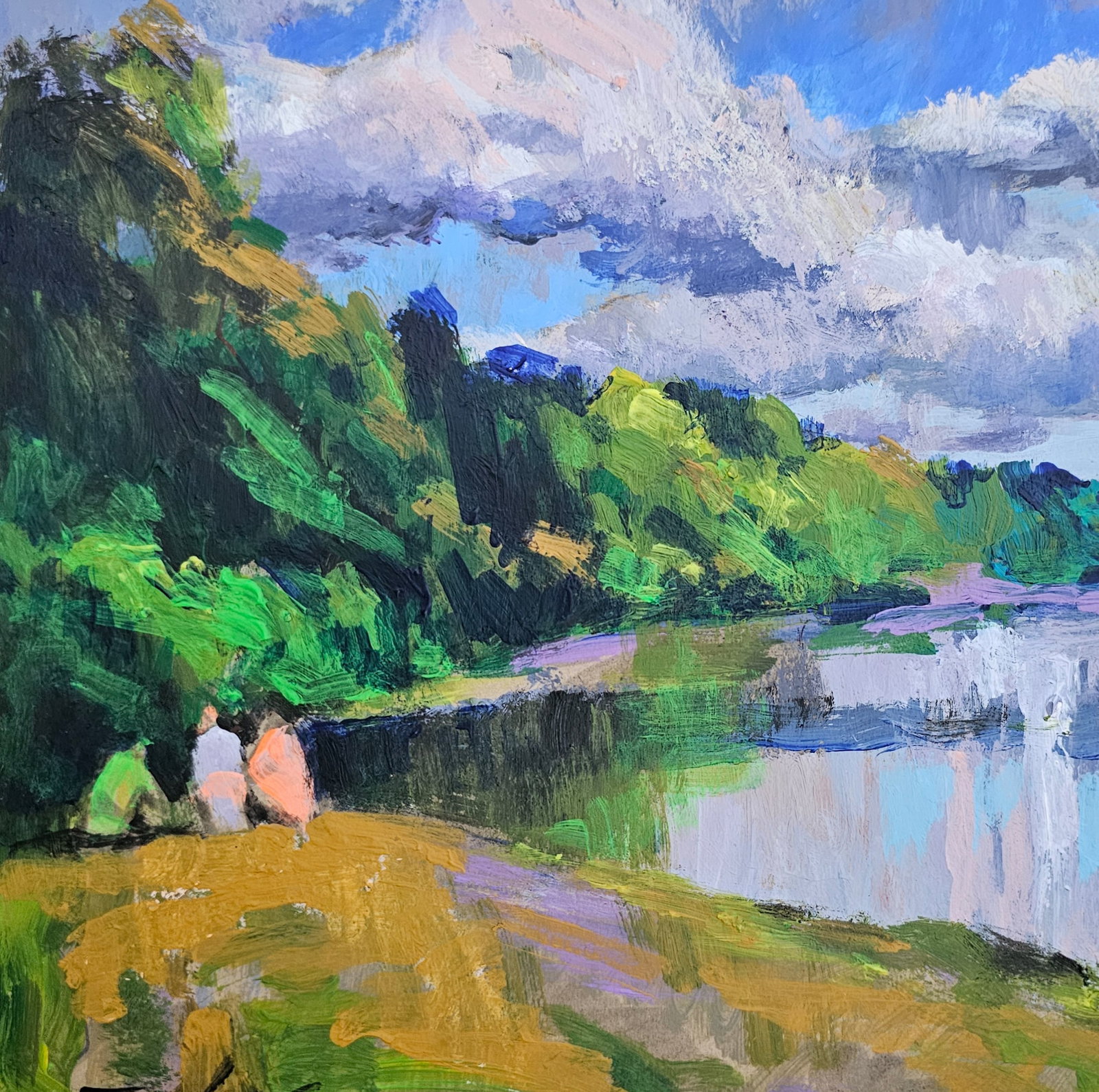 Acrylic painting walk Vyacheslav Petrovich Babac - 8