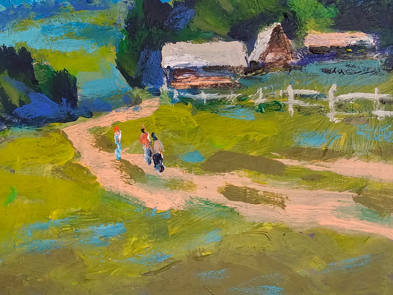 Acrylic painting Carpathians Vyacheslav Petrovich Babac - 6