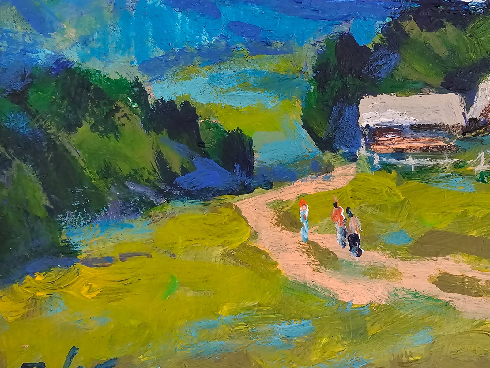 Acrylic painting Carpathians Vyacheslav Petrovich Babac - 8