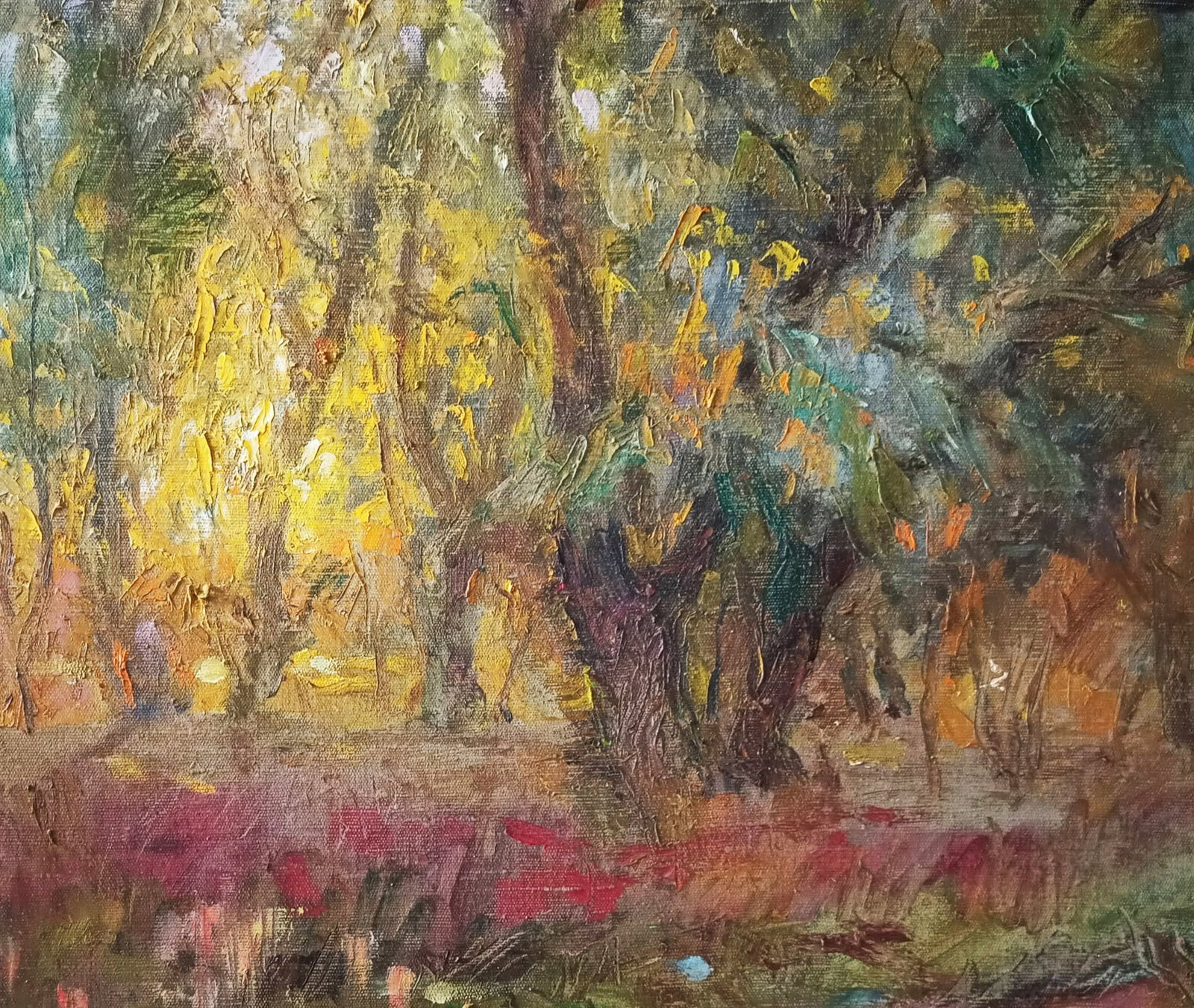 Oil painting Dusk by honored painter Ukrainian Vasyl K. - 10