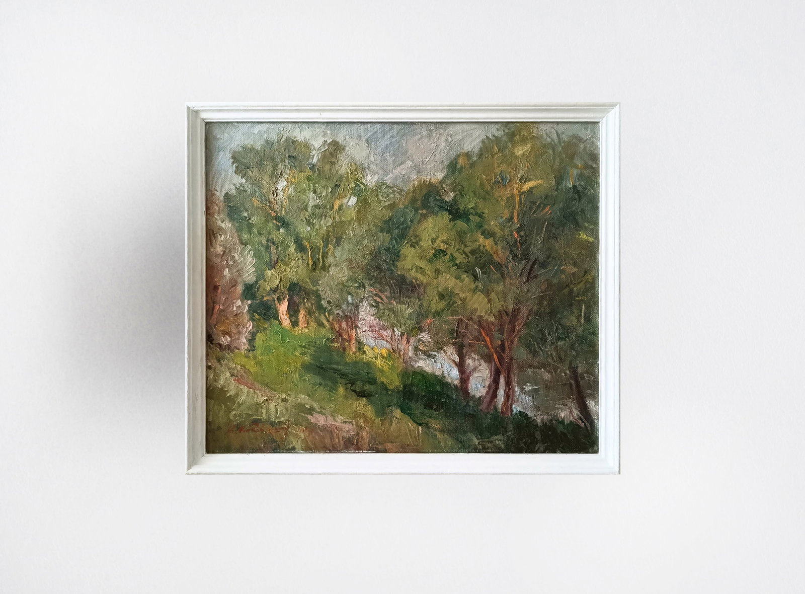 Oil painting Evening by honored painter Ukrainian Vasyl K. - 2