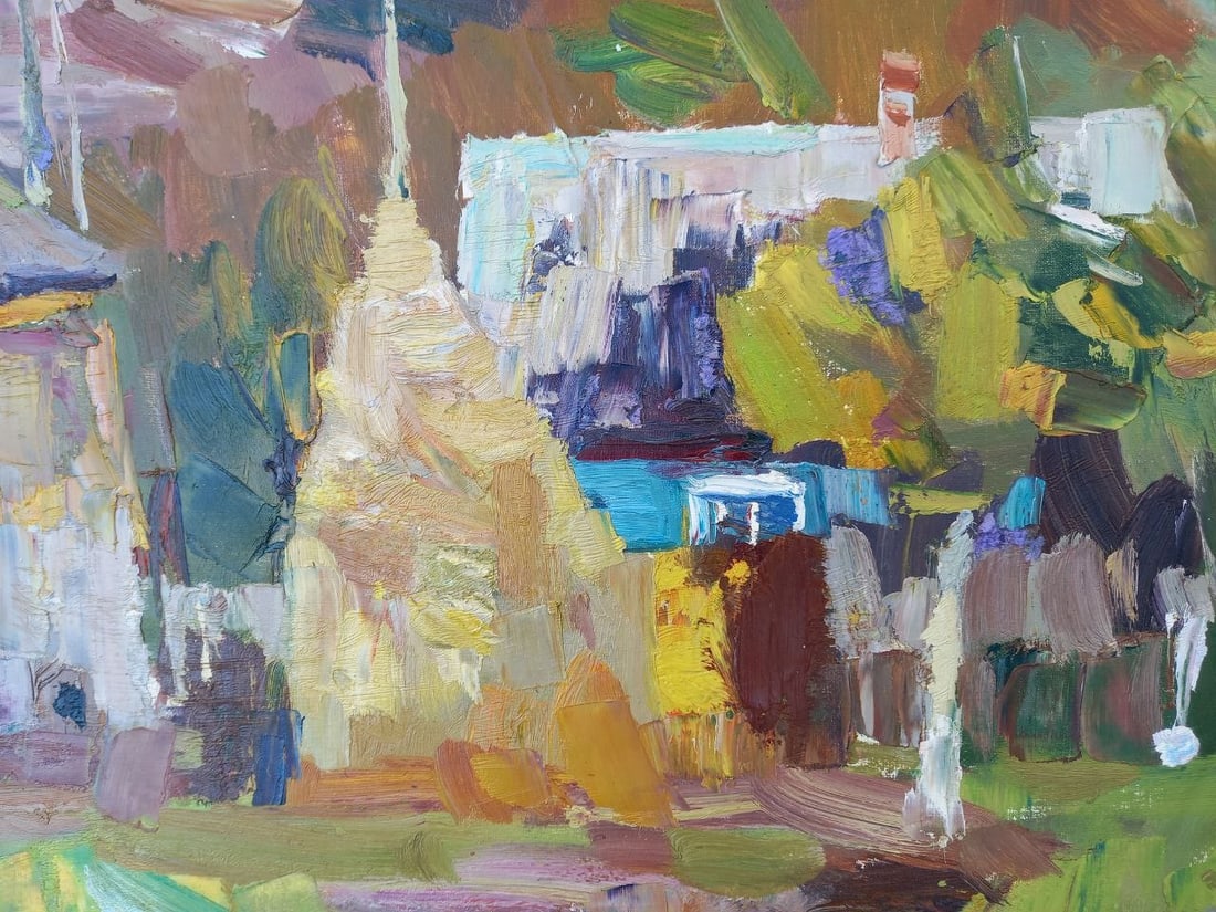 Oil painting Carpathian motif Alex Ditriev - 4