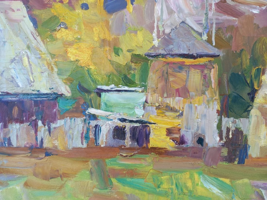 Oil painting Carpathian motif Alex Ditriev - 8