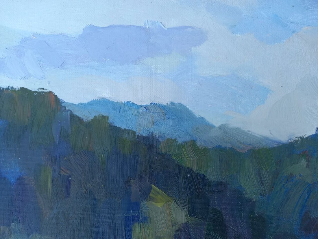 Oil painting Bukovel Alex Ditriev - 5
