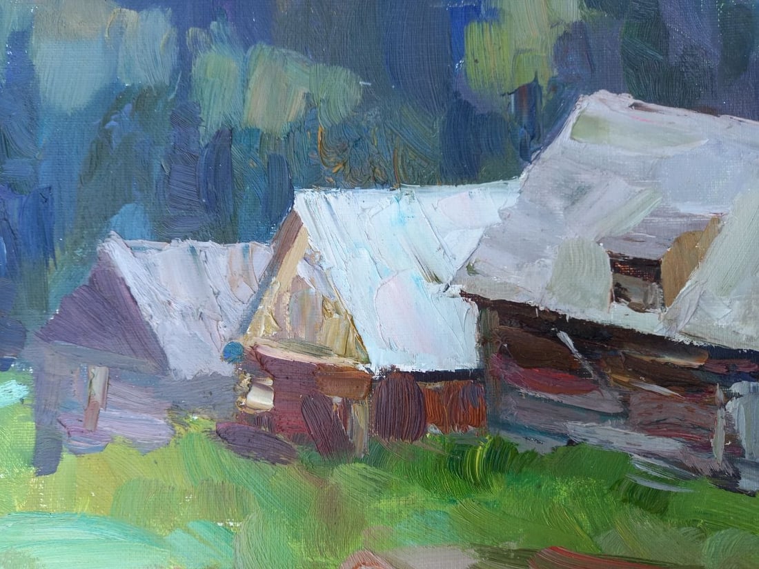Oil painting Bukovel Alex Ditriev - 8