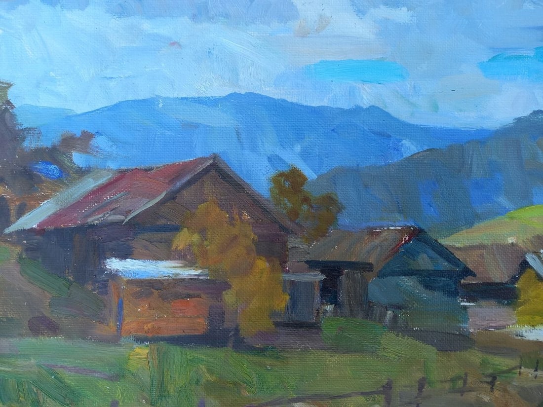 Oil painting Operets. Carpathians Alex Ditriev - 3
