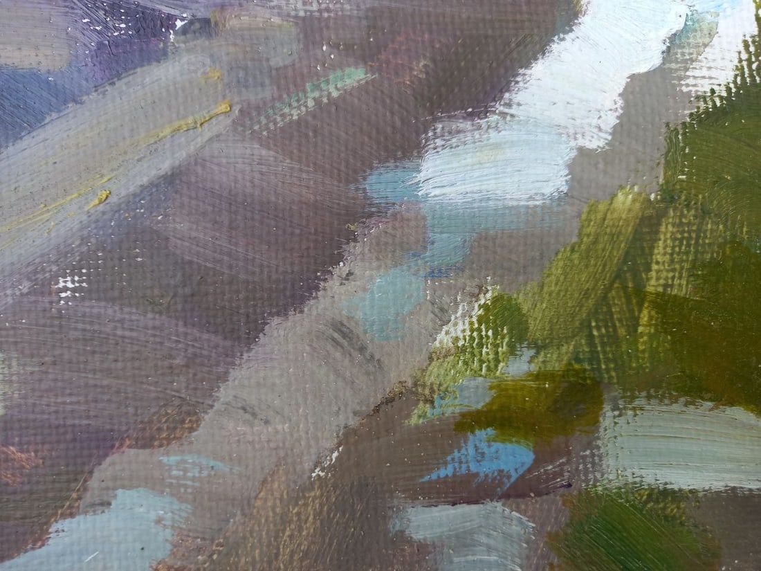 Oil painting Operets. Carpathians Alex Ditriev - 4