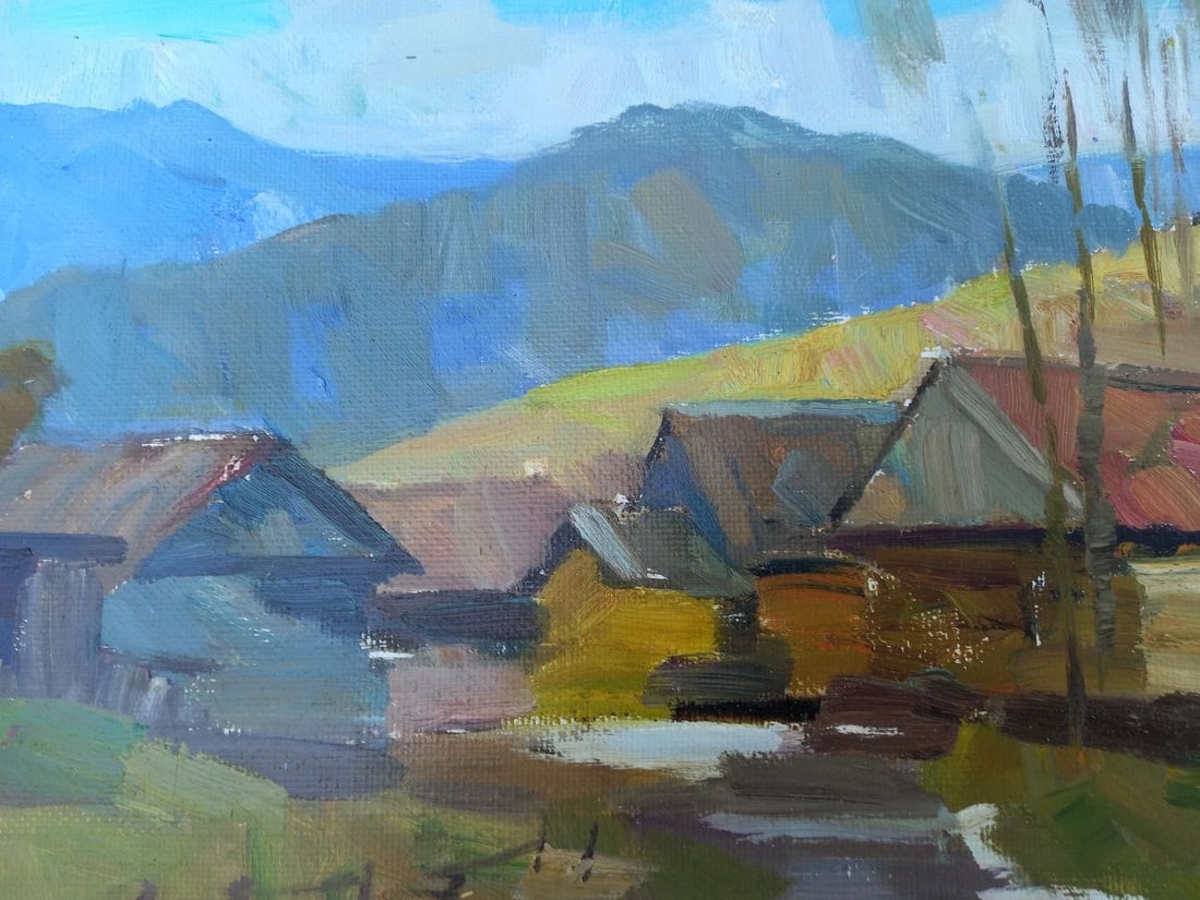 Oil painting Operets. Carpathians Alex Ditriev - 6
