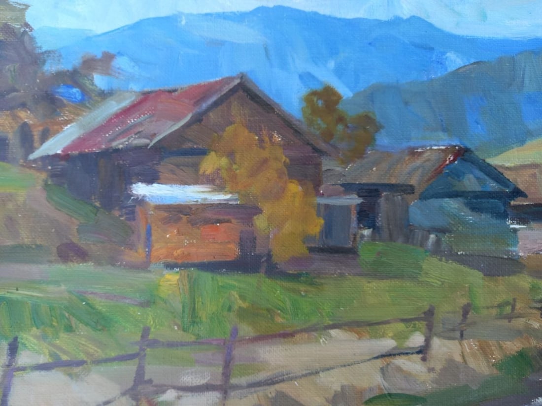 Oil painting Operets. Carpathians Alex Ditriev - 7