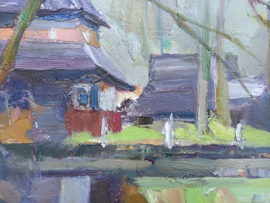 Oil painting Old church Alex Ditriev - 2