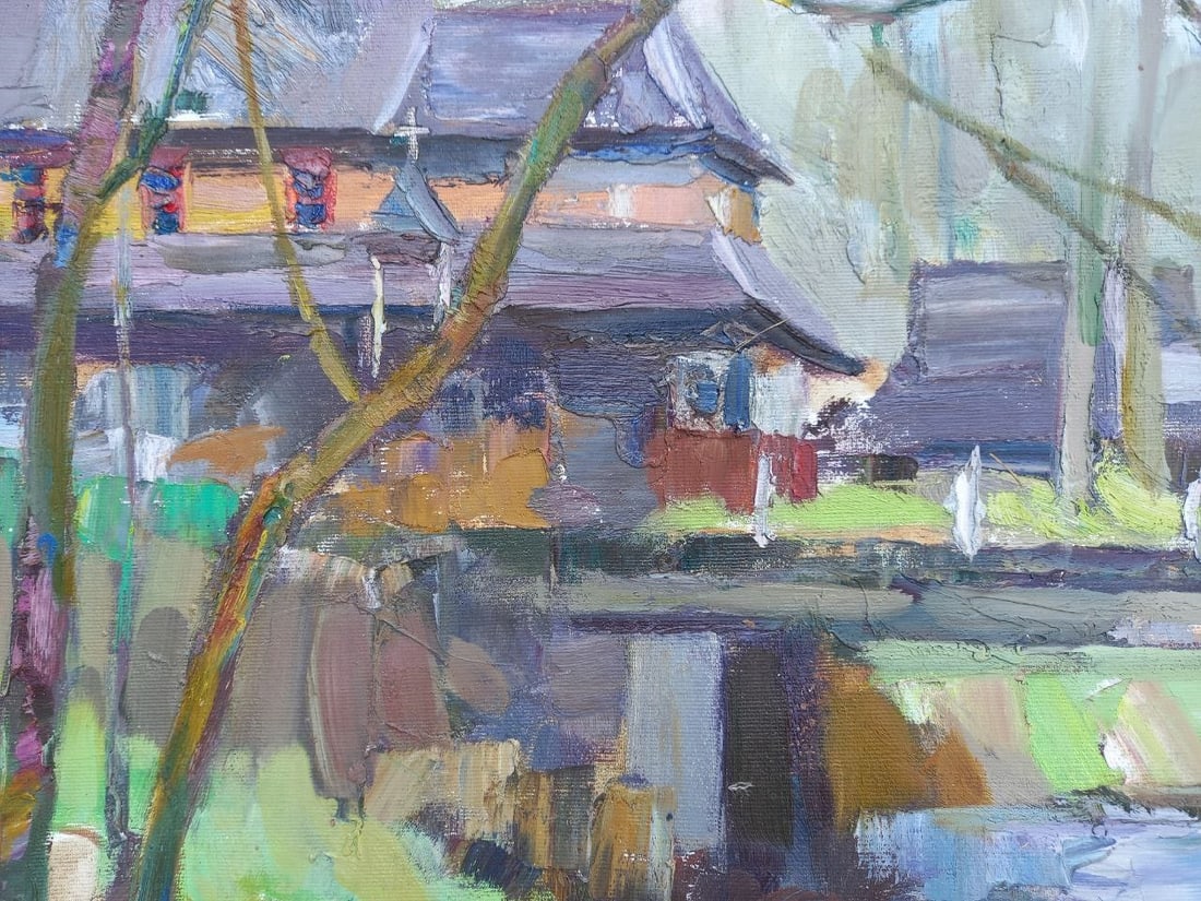 Oil painting Old church Alex Ditriev - 5