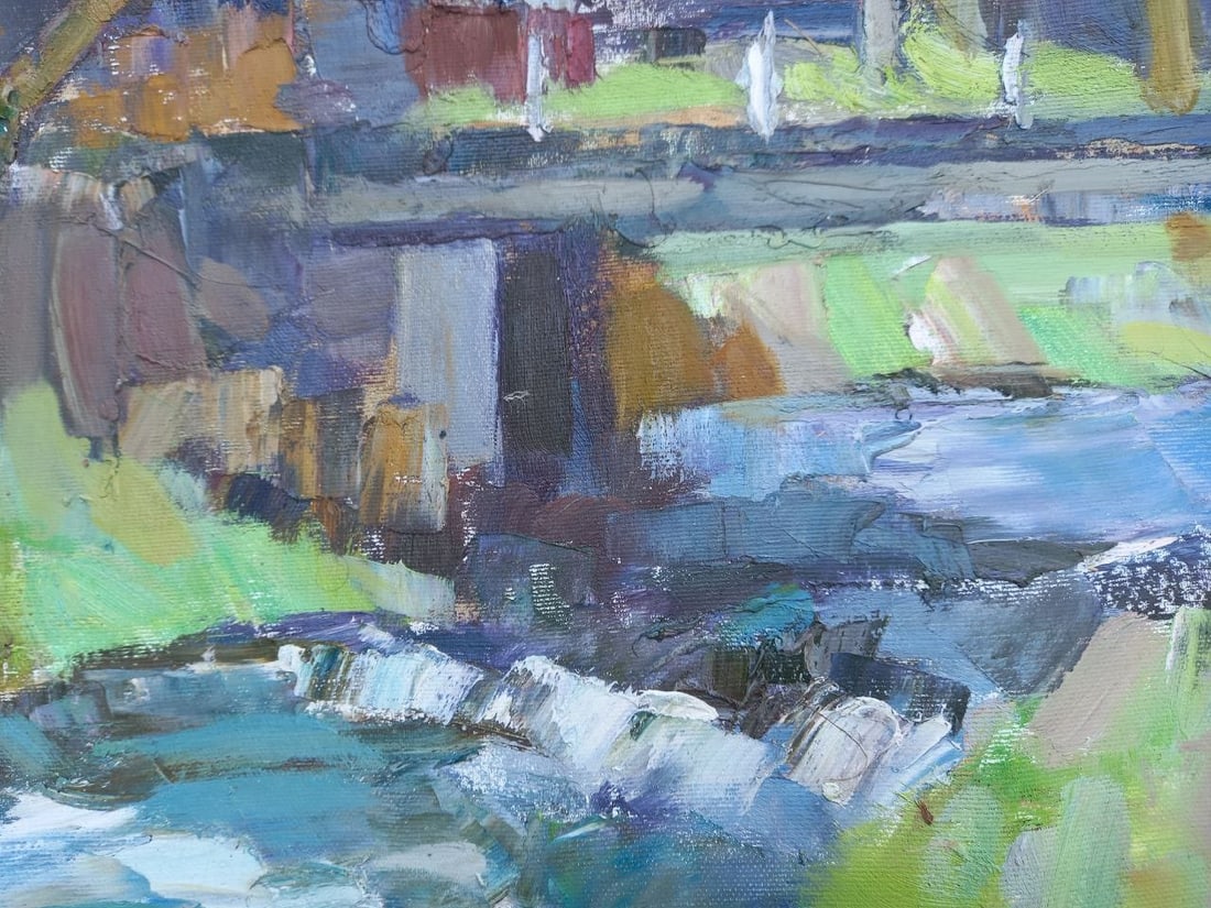 Oil painting Old church Alex Ditriev - 6